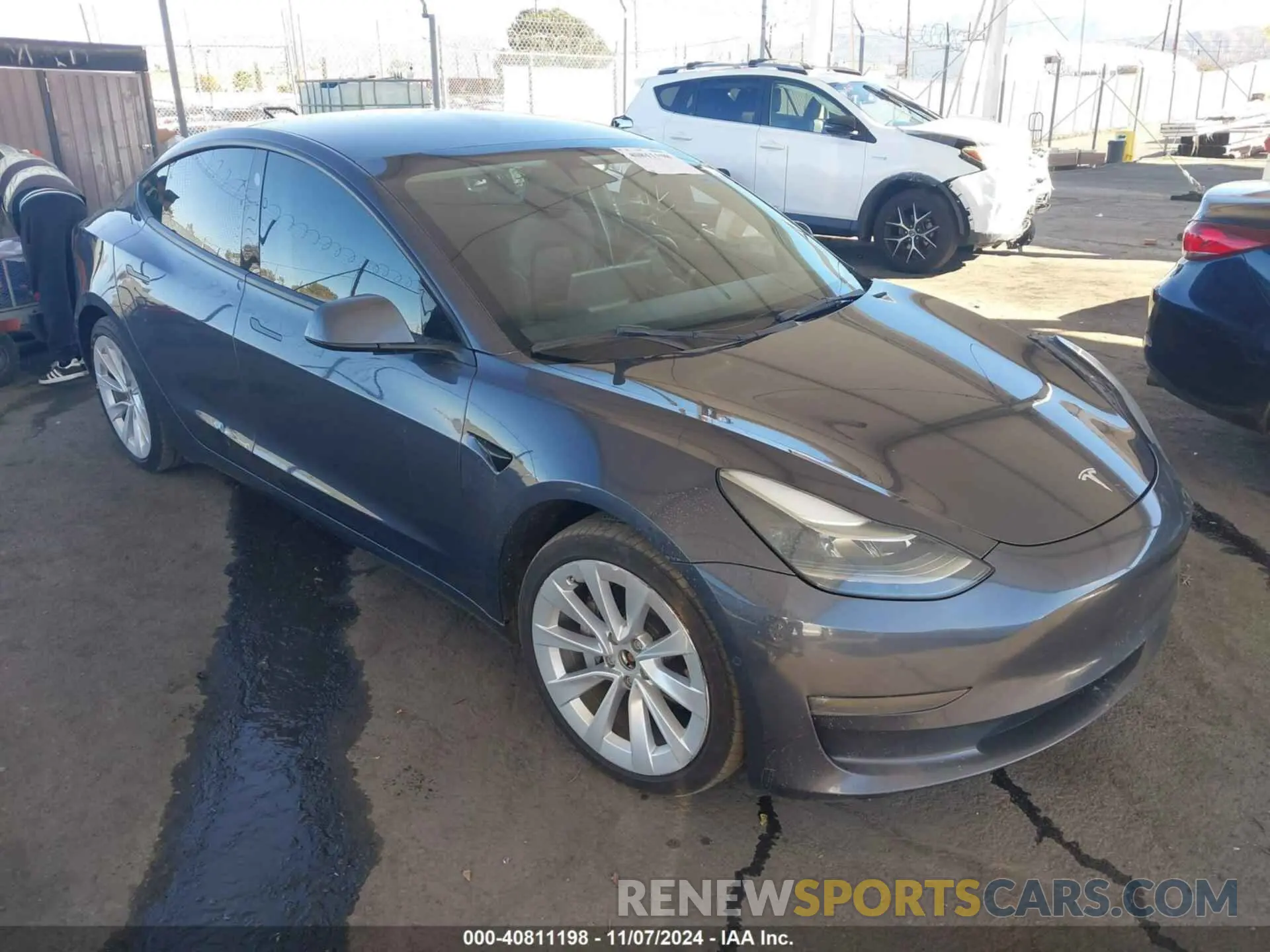 1 fotografías del automóvil dañado 5YJ3E1EBXNF124073 TESLA MODEL 3 2022