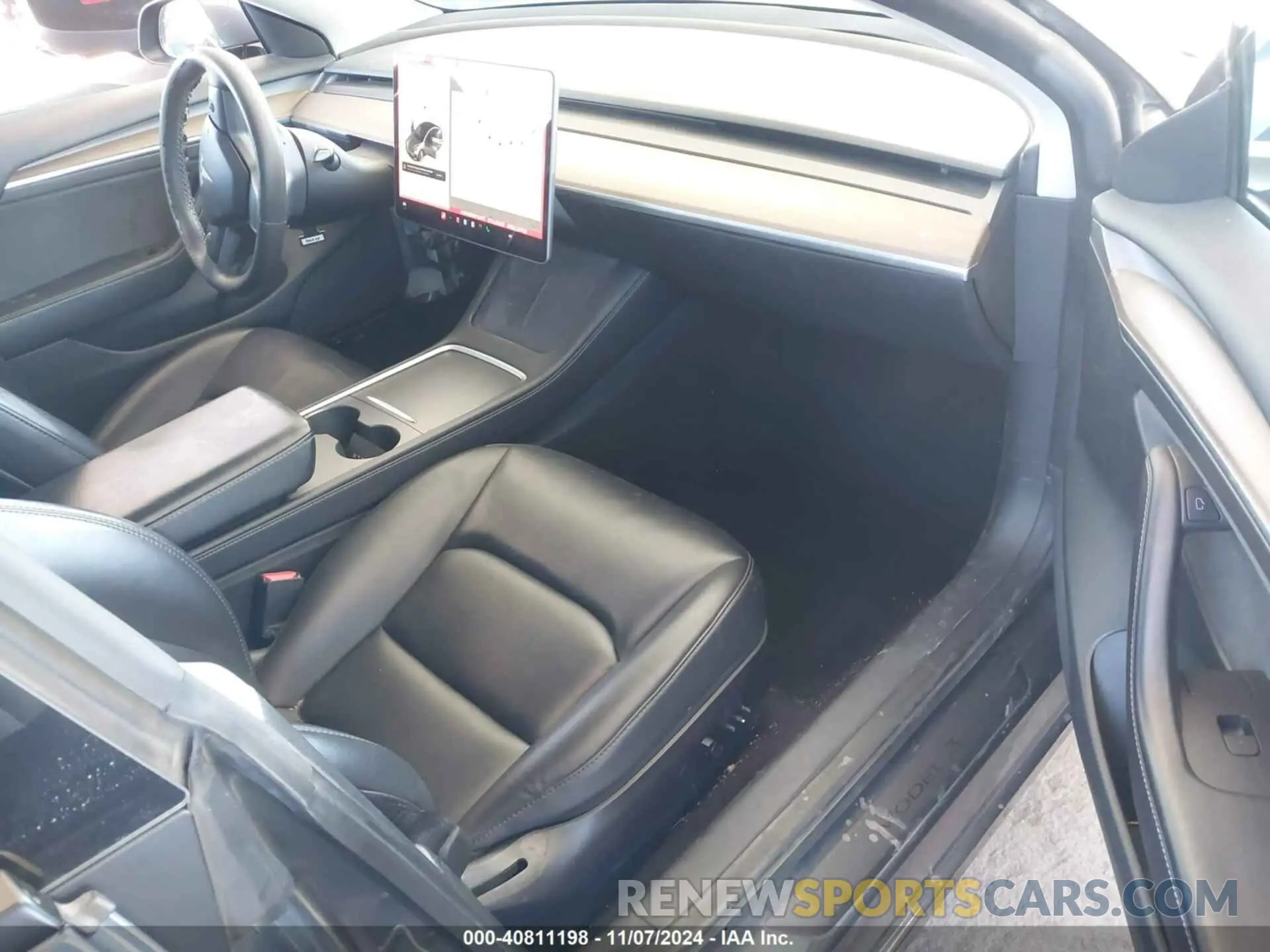 5 fotografías del automóvil dañado 5YJ3E1EBXNF124073 TESLA MODEL 3 2022