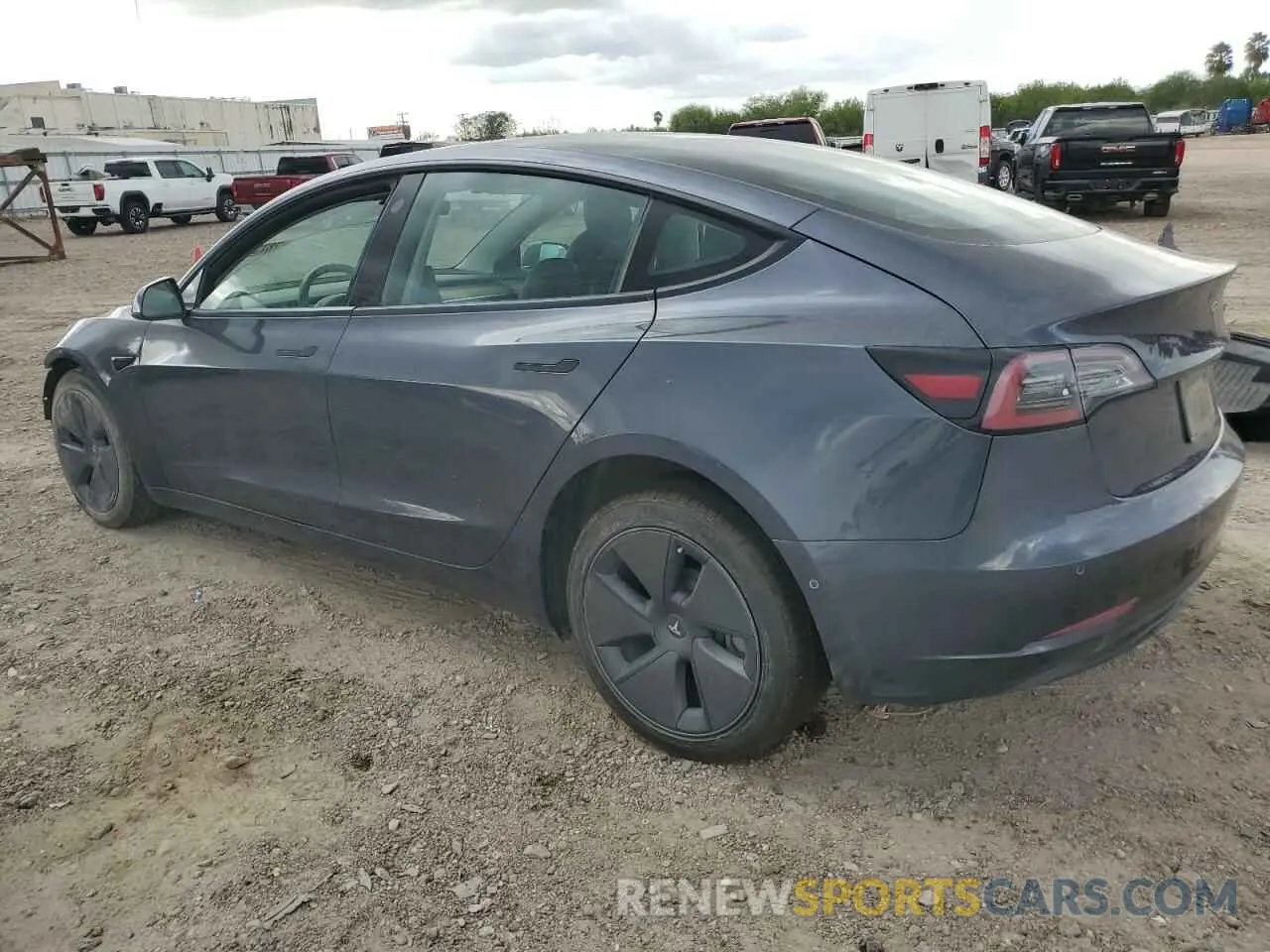 2 fotografías del automóvil dañado 5YJ3E1EBXNF125546 TESLA MODEL 3 2022
