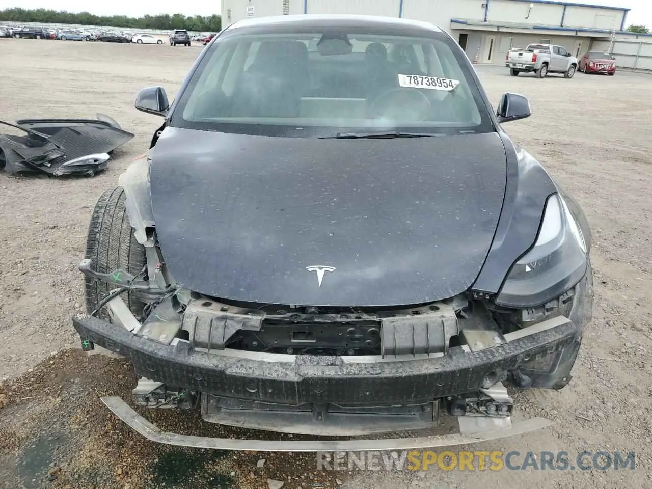 5 fotografías del automóvil dañado 5YJ3E1EBXNF125546 TESLA MODEL 3 2022