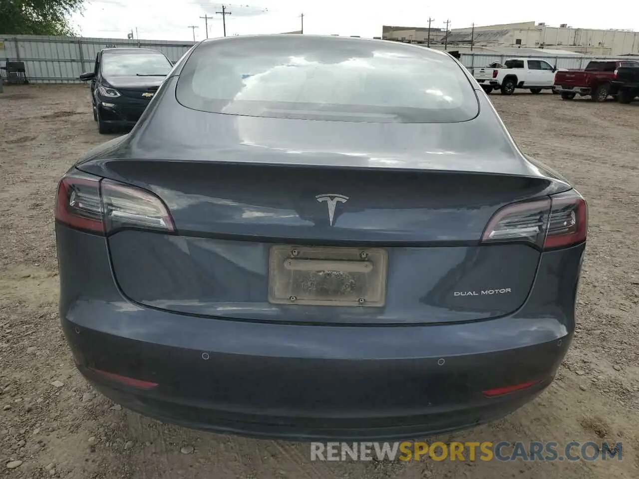 6 fotografías del automóvil dañado 5YJ3E1EBXNF125546 TESLA MODEL 3 2022