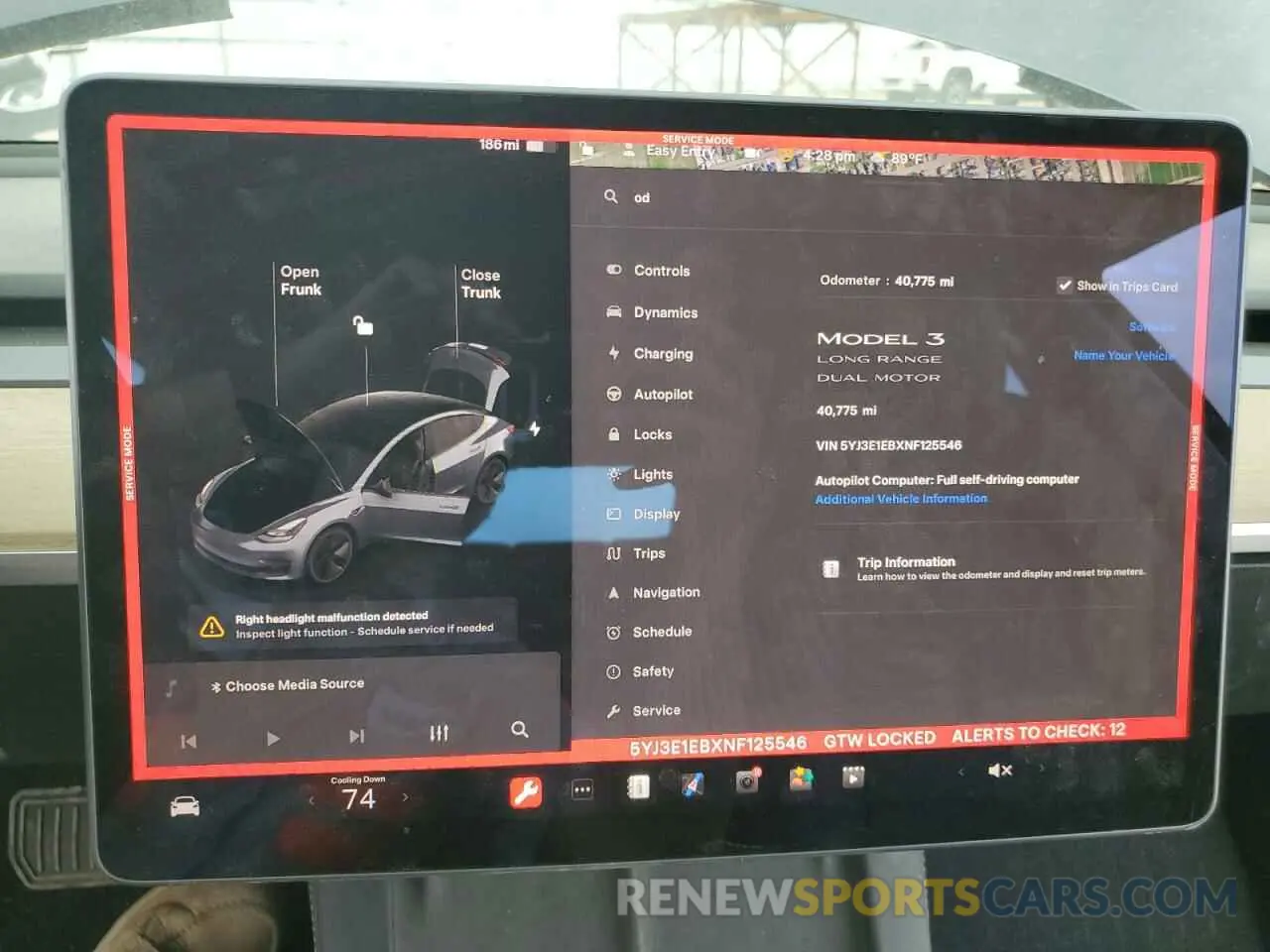 9 fotografías del automóvil dañado 5YJ3E1EBXNF125546 TESLA MODEL 3 2022