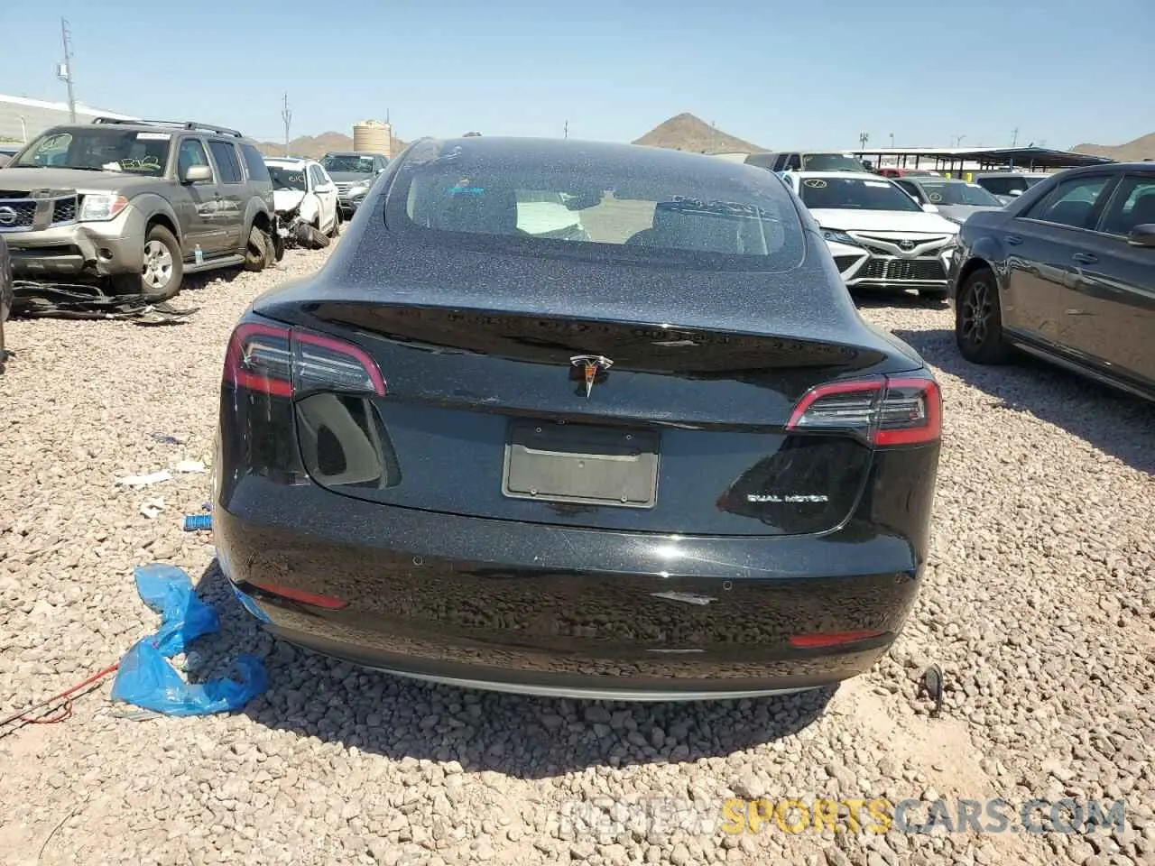 6 fotografías del automóvil dañado 5YJ3E1EBXNF127250 TESLA MODEL 3 2022