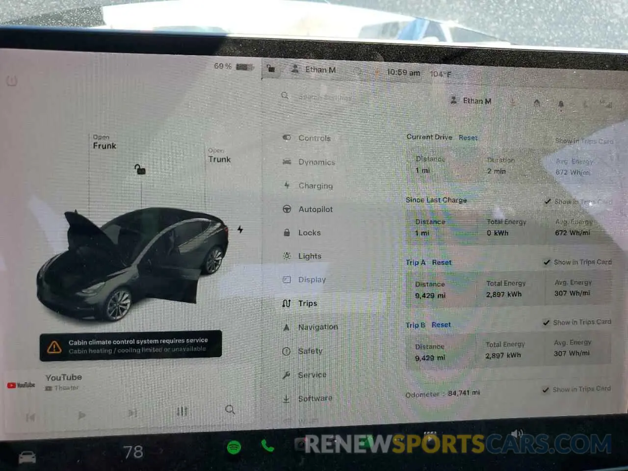9 fotografías del automóvil dañado 5YJ3E1EBXNF127250 TESLA MODEL 3 2022