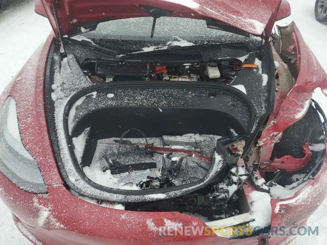 11 fotografías del automóvil dañado 5YJ3E1EBXNF131458 TESLA MODEL 3 2022