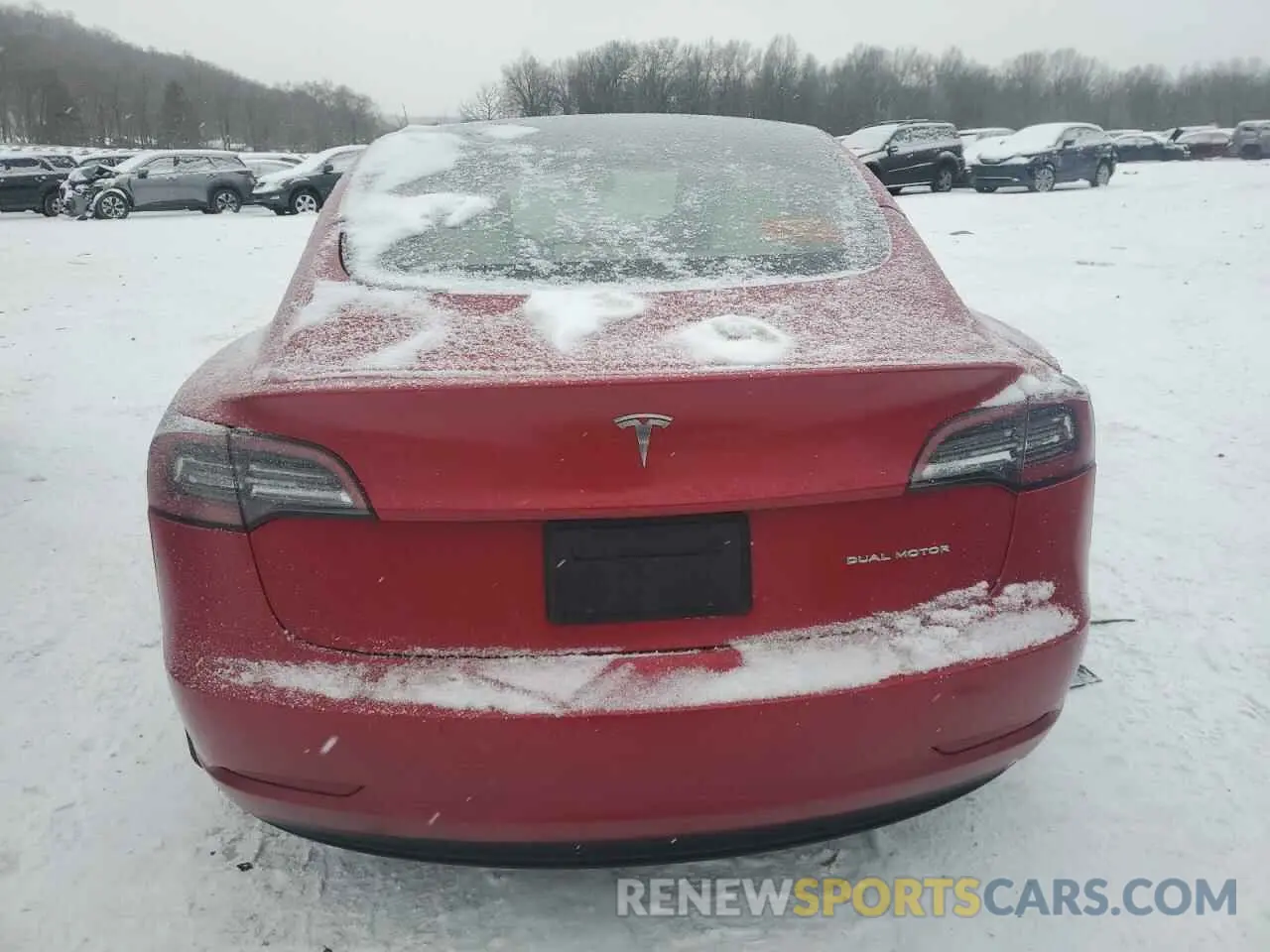 6 fotografías del automóvil dañado 5YJ3E1EBXNF131458 TESLA MODEL 3 2022
