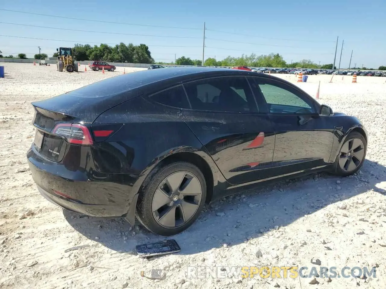 3 fotografías del automóvil dañado 5YJ3E1EBXNF132416 TESLA MODEL 3 2022