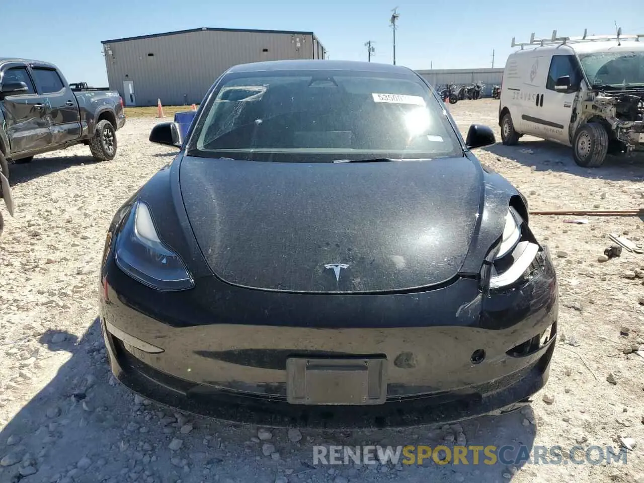 5 fotografías del automóvil dañado 5YJ3E1EBXNF132416 TESLA MODEL 3 2022
