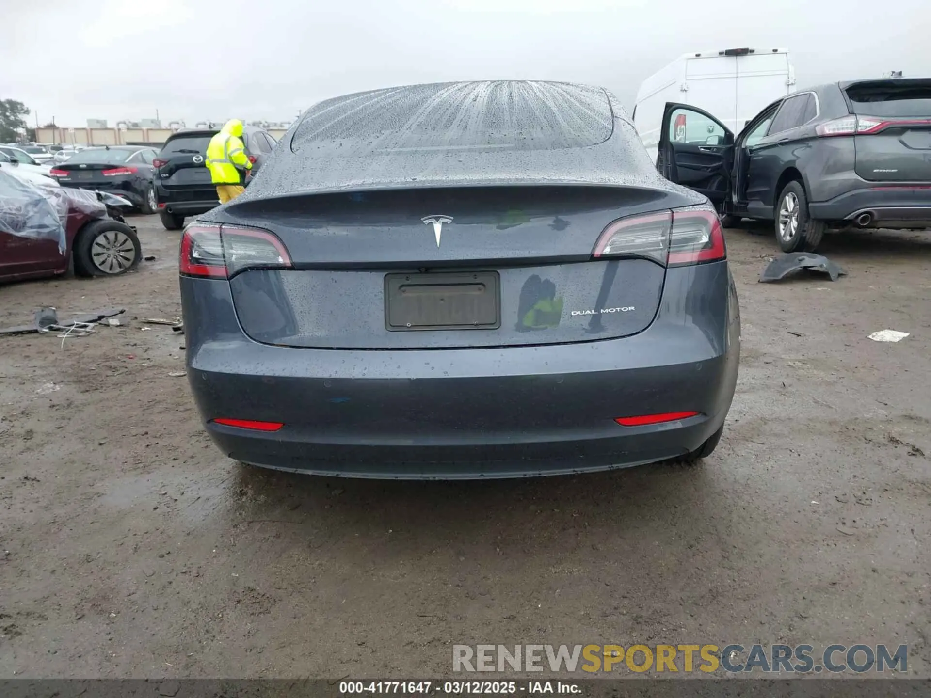 15 fotografías del automóvil dañado 5YJ3E1EBXNF138538 TESLA MODEL 3 2022