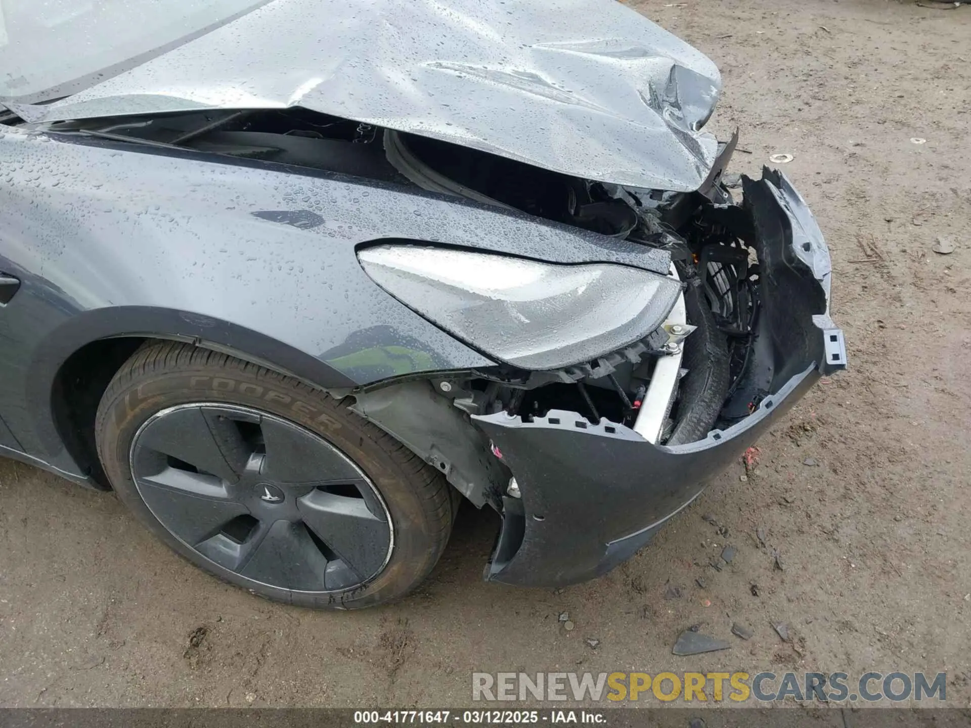 18 fotografías del automóvil dañado 5YJ3E1EBXNF138538 TESLA MODEL 3 2022