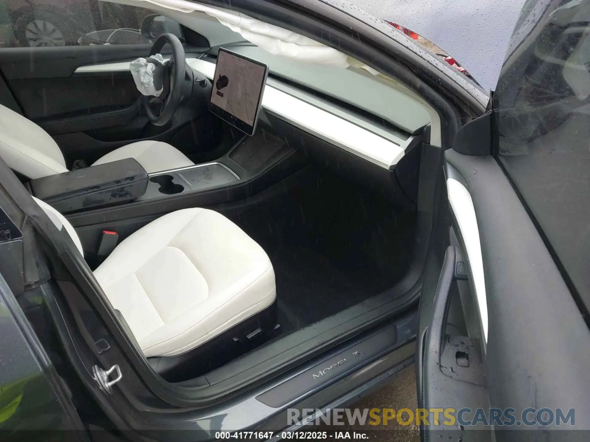 5 fotografías del automóvil dañado 5YJ3E1EBXNF138538 TESLA MODEL 3 2022