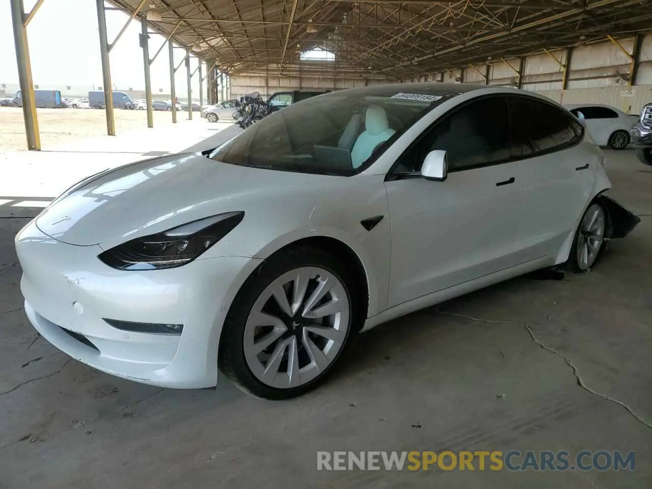 1 fotografías del automóvil dañado 5YJ3E1EBXNF152097 TESLA MODEL 3 2022