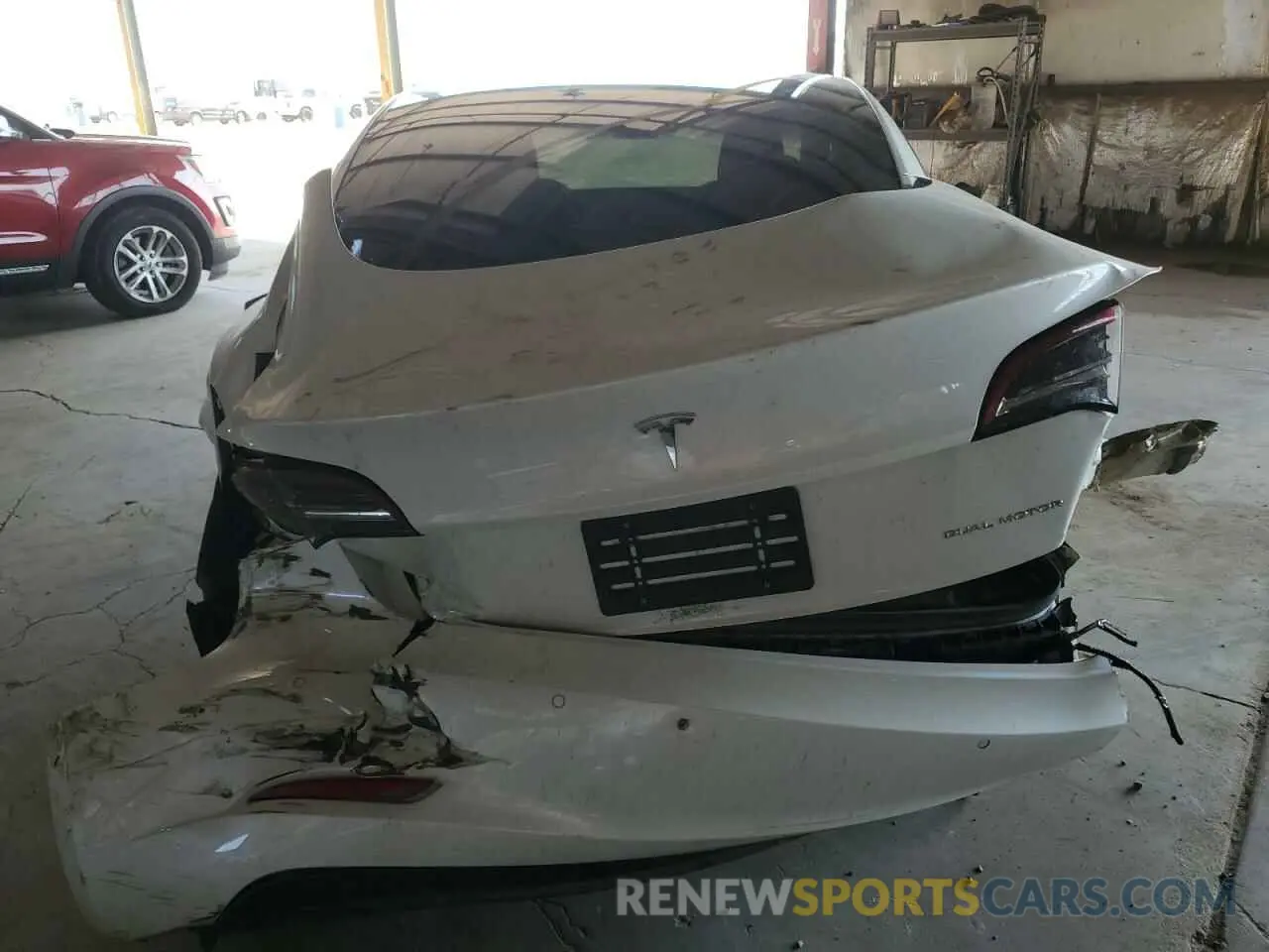 6 fotografías del automóvil dañado 5YJ3E1EBXNF152097 TESLA MODEL 3 2022