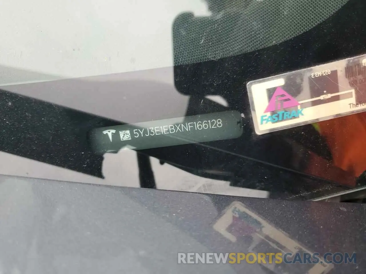 12 fotografías del automóvil dañado 5YJ3E1EBXNF166128 TESLA MODEL 3 2022