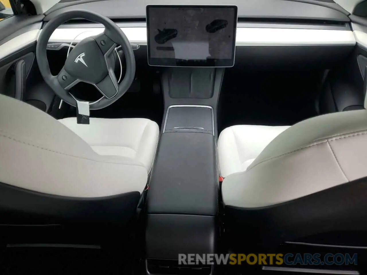 8 fotografías del automóvil dañado 5YJ3E1EBXNF166128 TESLA MODEL 3 2022