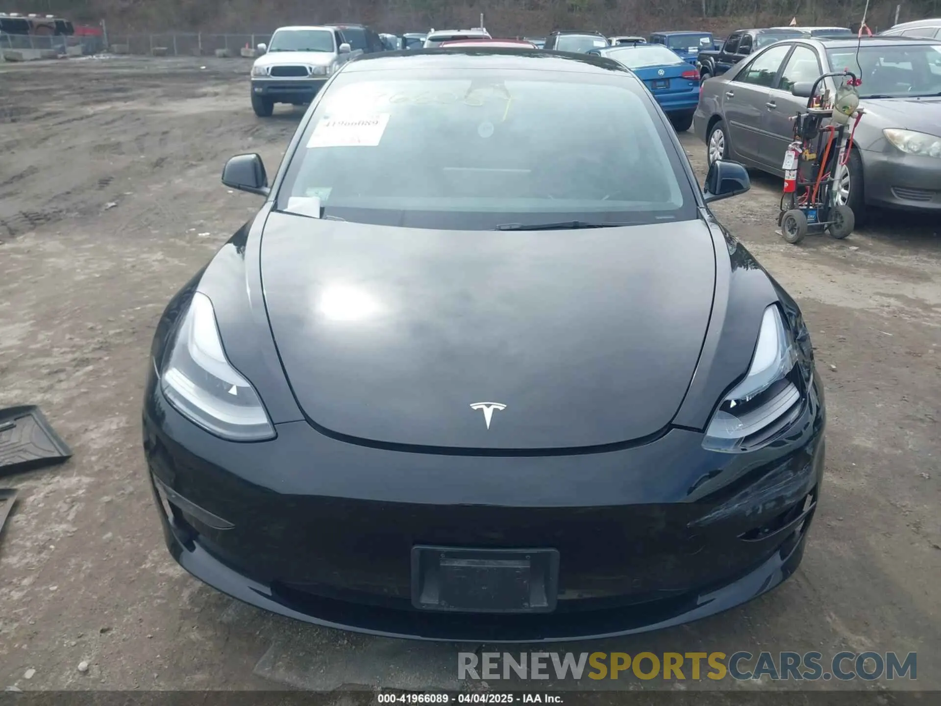 12 fotografías del automóvil dañado 5YJ3E1EBXNF177128 TESLA MODEL 3 2022