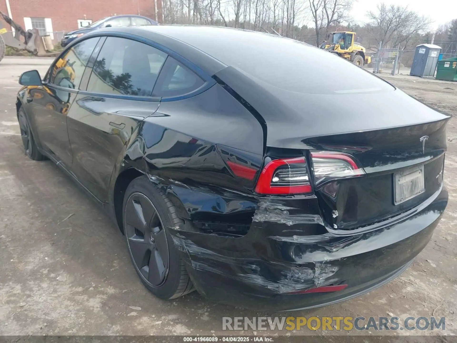 3 fotografías del automóvil dañado 5YJ3E1EBXNF177128 TESLA MODEL 3 2022