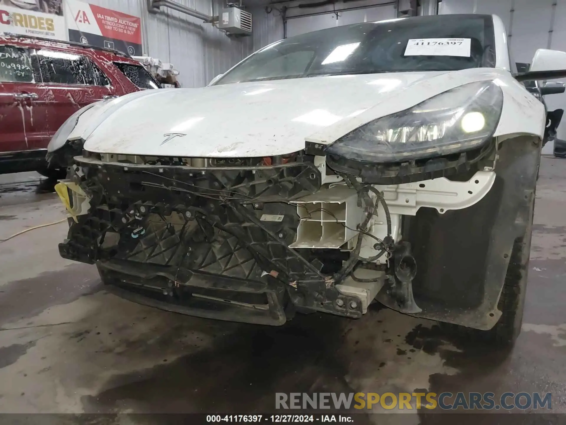20 fotografías del automóvil dañado 5YJ3E1EBXNF182300 TESLA MODEL 3 2022