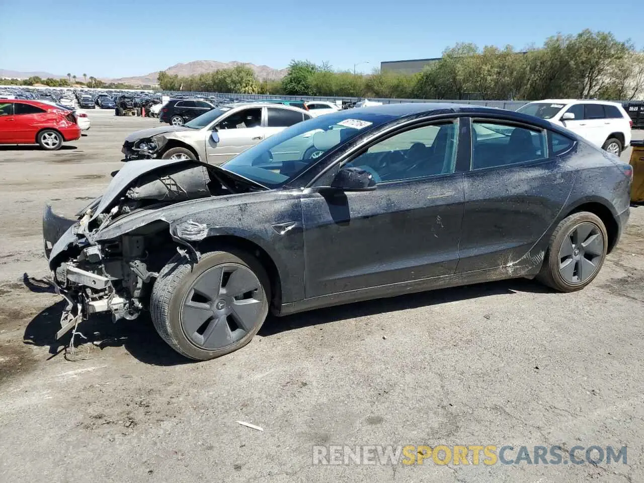 1 fotografías del automóvil dañado 5YJ3E1EBXNF186458 TESLA MODEL 3 2022