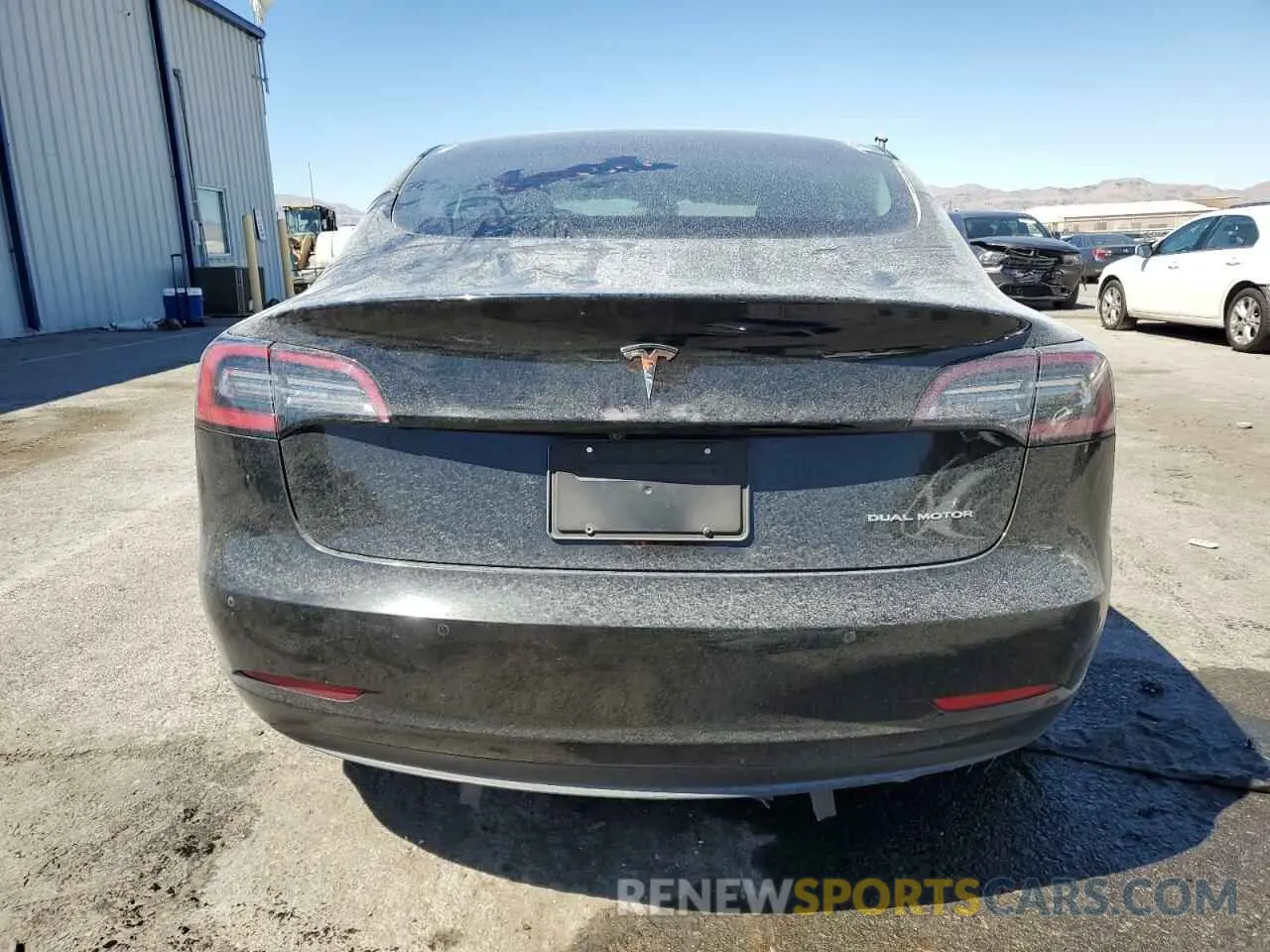 6 fotografías del automóvil dañado 5YJ3E1EBXNF186458 TESLA MODEL 3 2022