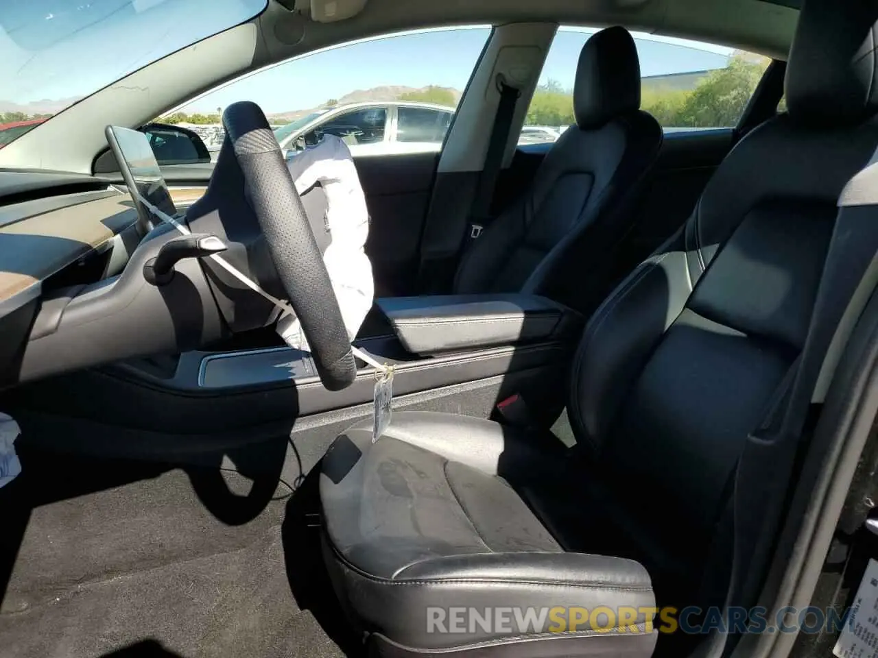7 fotografías del automóvil dañado 5YJ3E1EBXNF186458 TESLA MODEL 3 2022