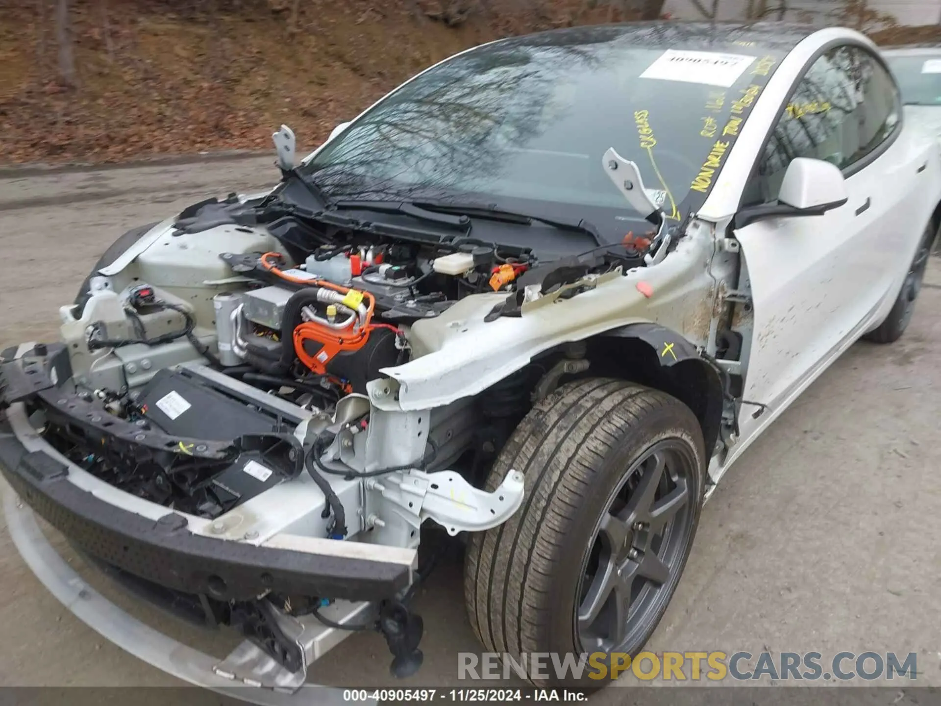 12 fotografías del automóvil dañado 5YJ3E1EBXNF198206 TESLA MODEL 3 2022