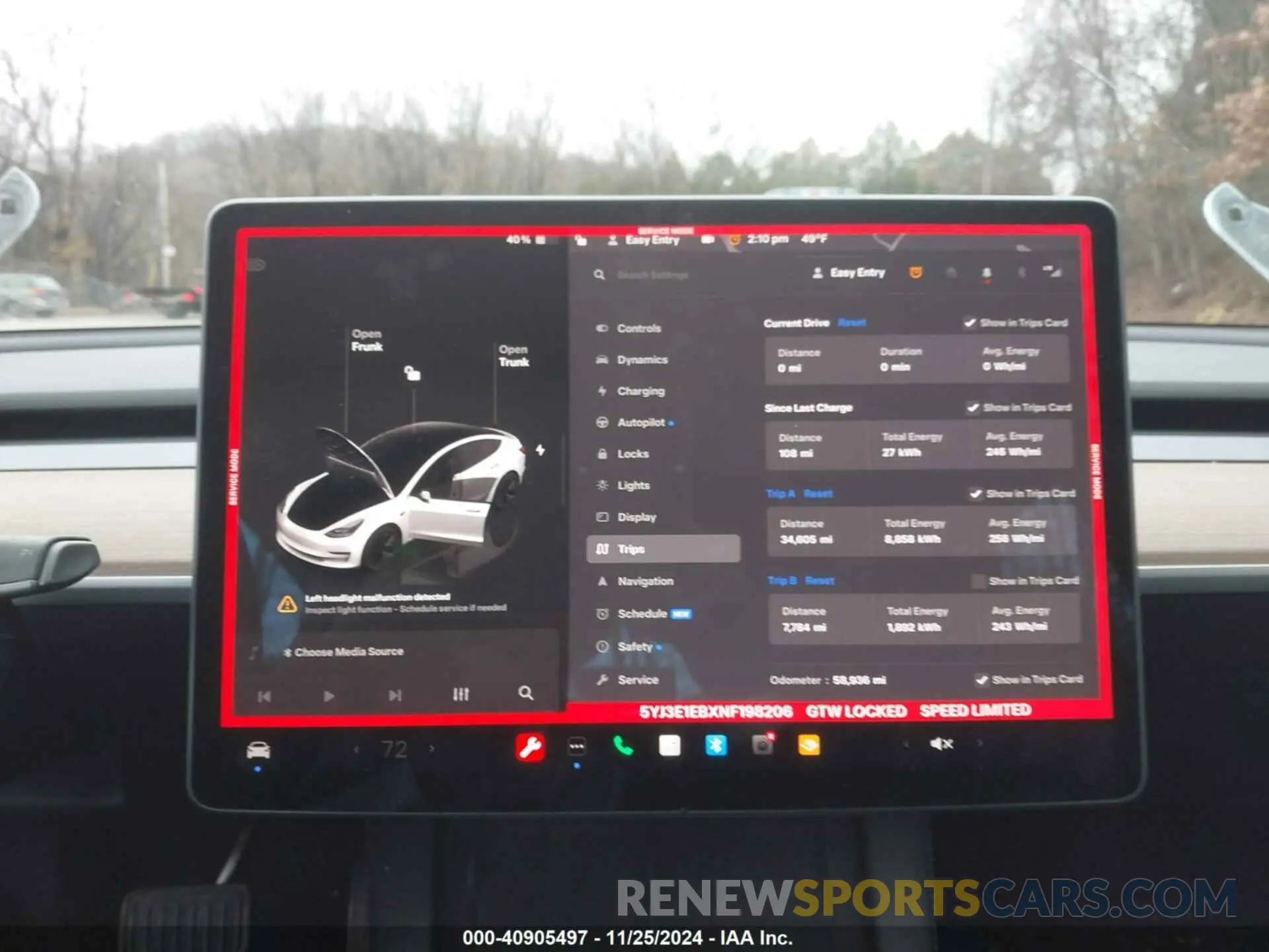 19 fotografías del automóvil dañado 5YJ3E1EBXNF198206 TESLA MODEL 3 2022