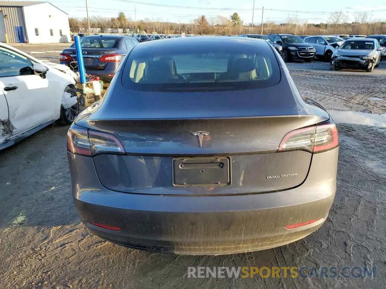 6 fotografías del automóvil dañado 5YJ3E1EBXNF201430 TESLA MODEL 3 2022