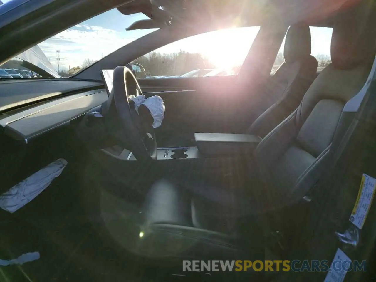 7 fotografías del automóvil dañado 5YJ3E1EBXNF201430 TESLA MODEL 3 2022