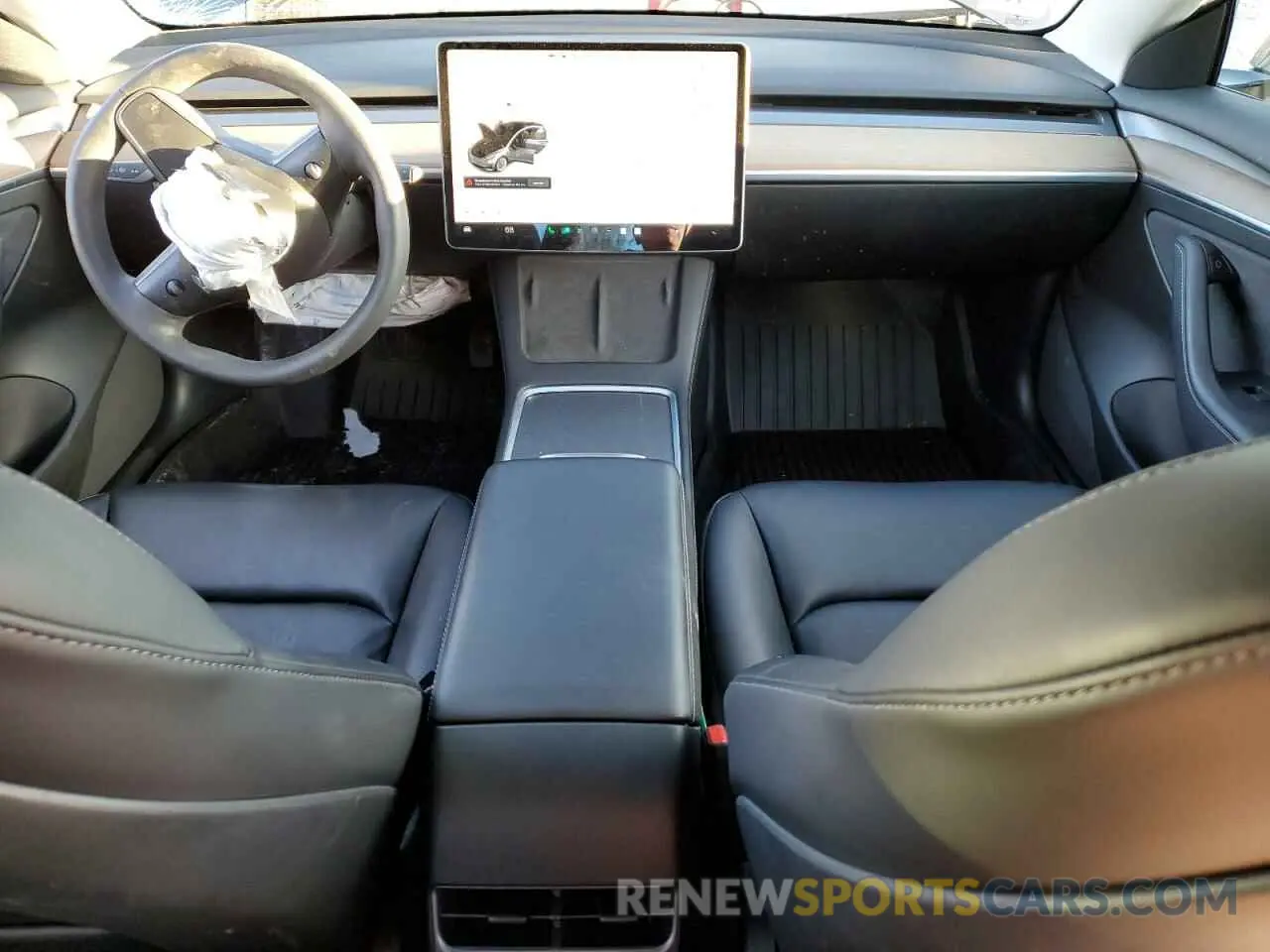 8 fotografías del automóvil dañado 5YJ3E1EBXNF201430 TESLA MODEL 3 2022