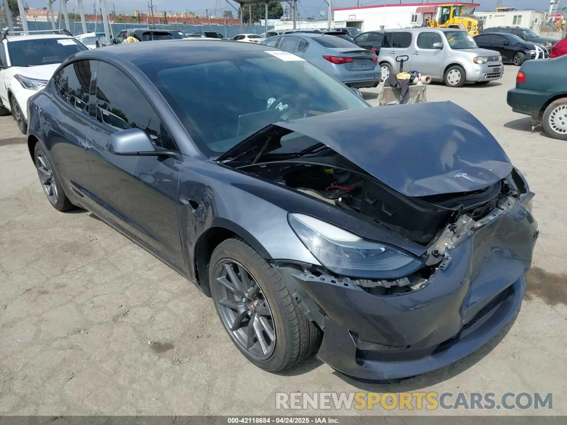 1 fotografías del automóvil dañado 5YJ3E1EBXNF250840 TESLA MODEL 3 2022