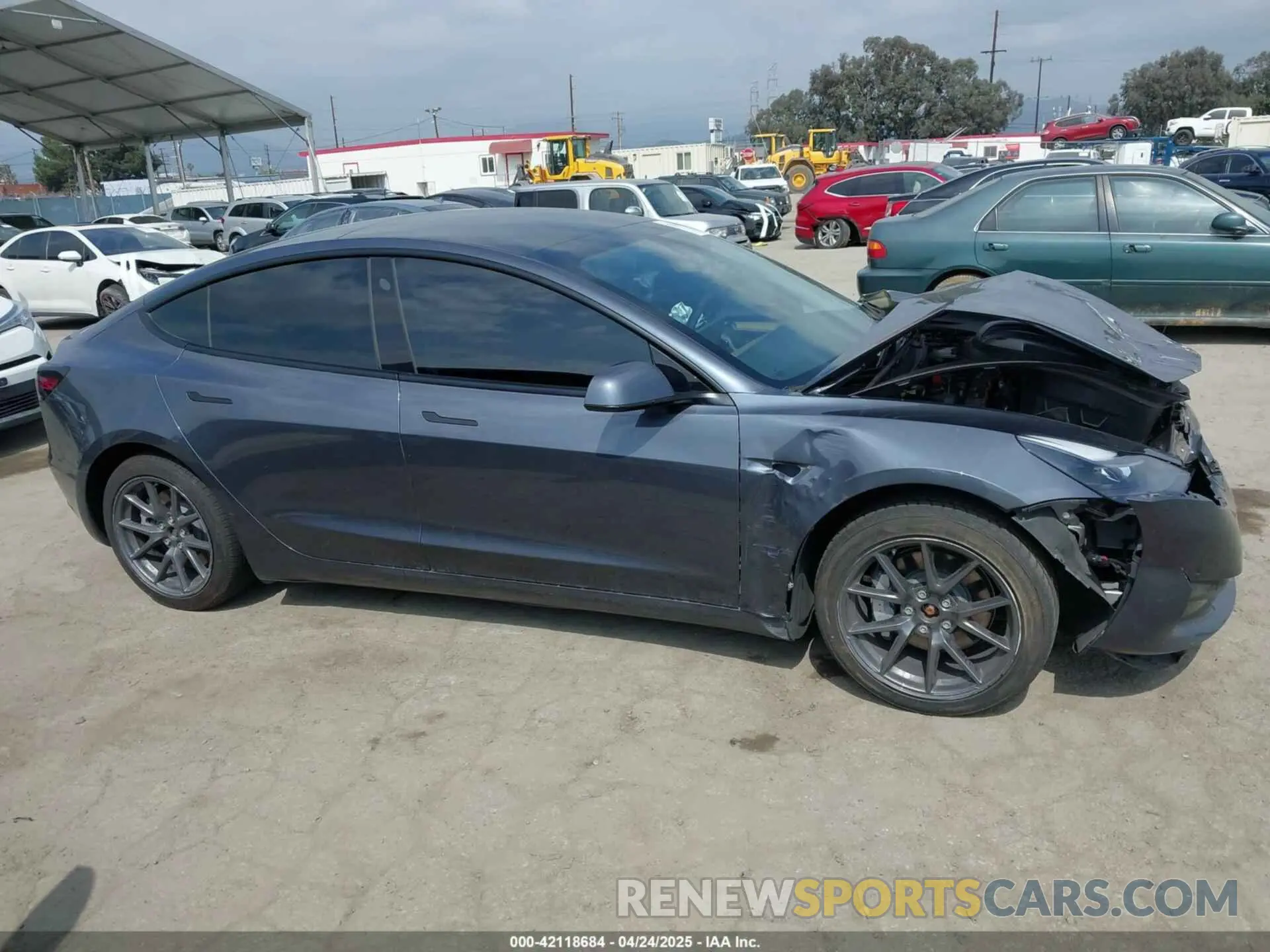12 fotografías del automóvil dañado 5YJ3E1EBXNF250840 TESLA MODEL 3 2022