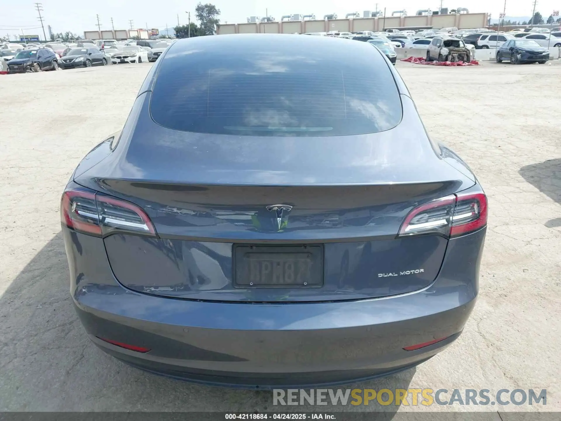 15 fotografías del automóvil dañado 5YJ3E1EBXNF250840 TESLA MODEL 3 2022