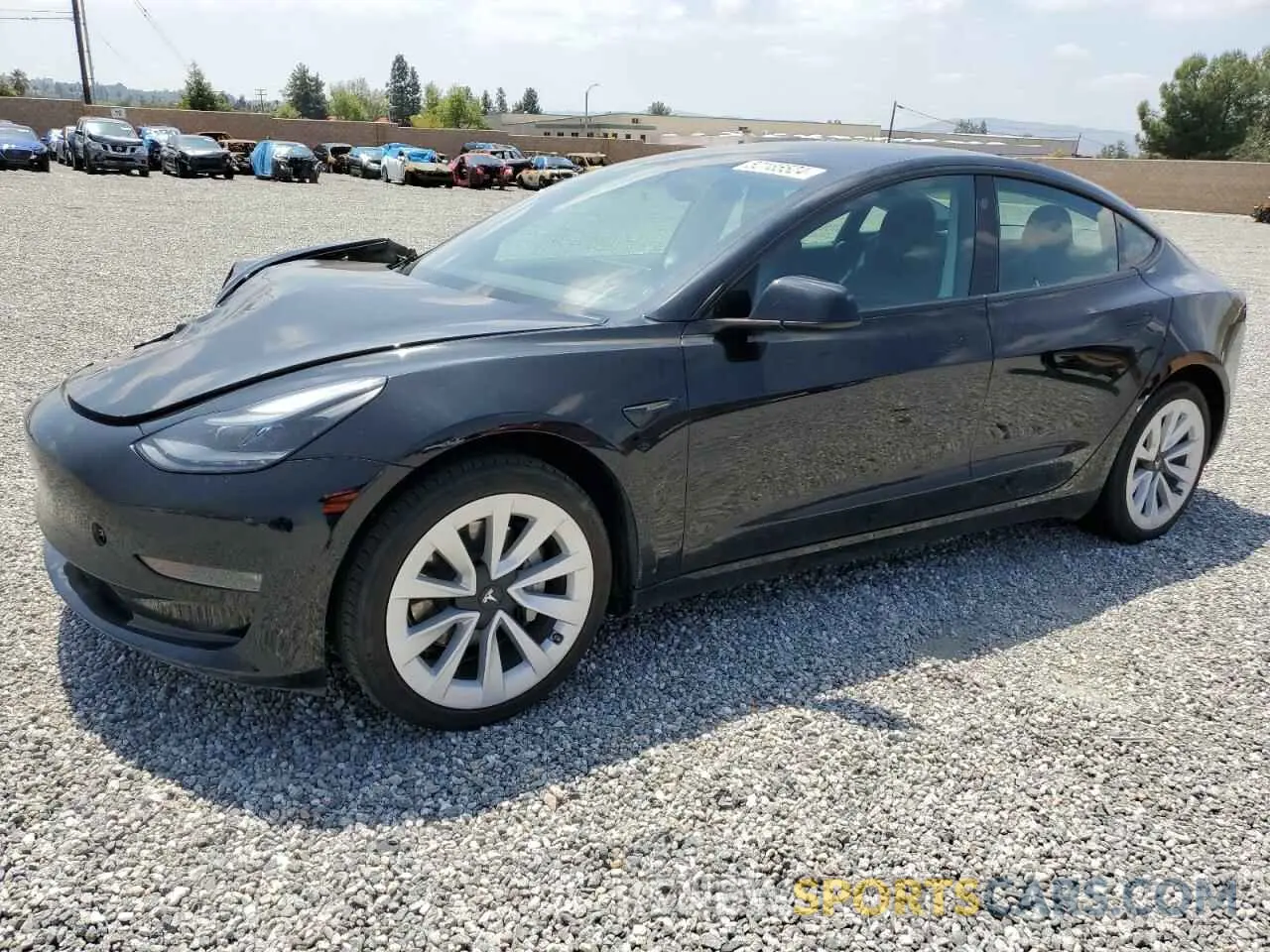 1 fotografías del automóvil dañado 5YJ3E1EBXNF254418 TESLA MODEL 3 2022