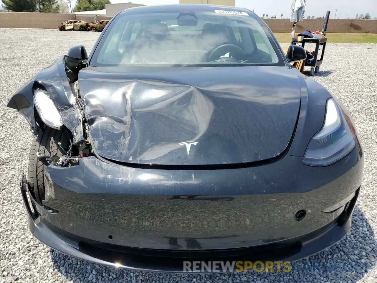 5 fotografías del automóvil dañado 5YJ3E1EBXNF254418 TESLA MODEL 3 2022