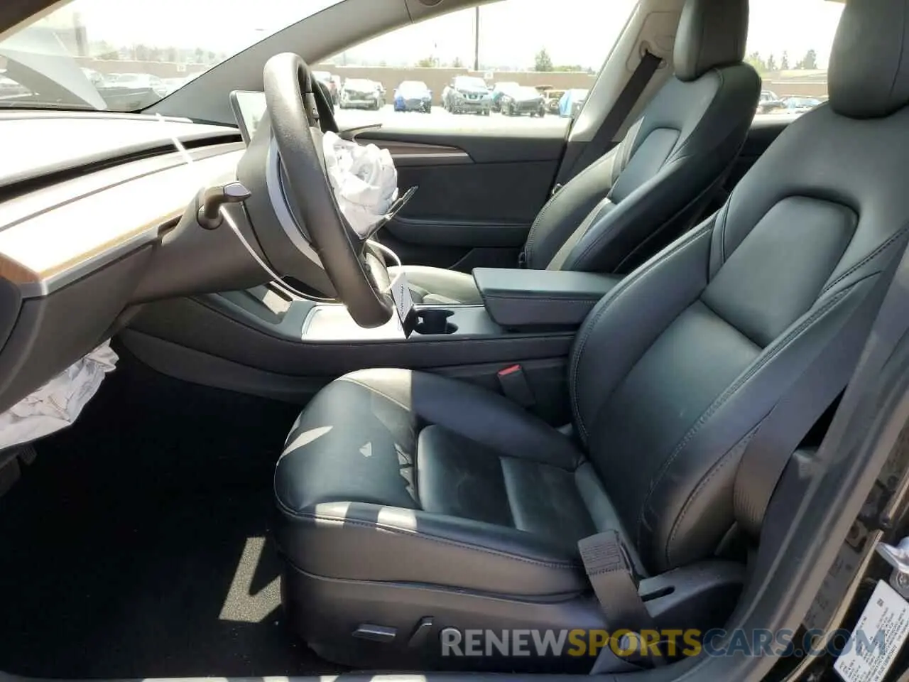 7 fotografías del automóvil dañado 5YJ3E1EBXNF254418 TESLA MODEL 3 2022