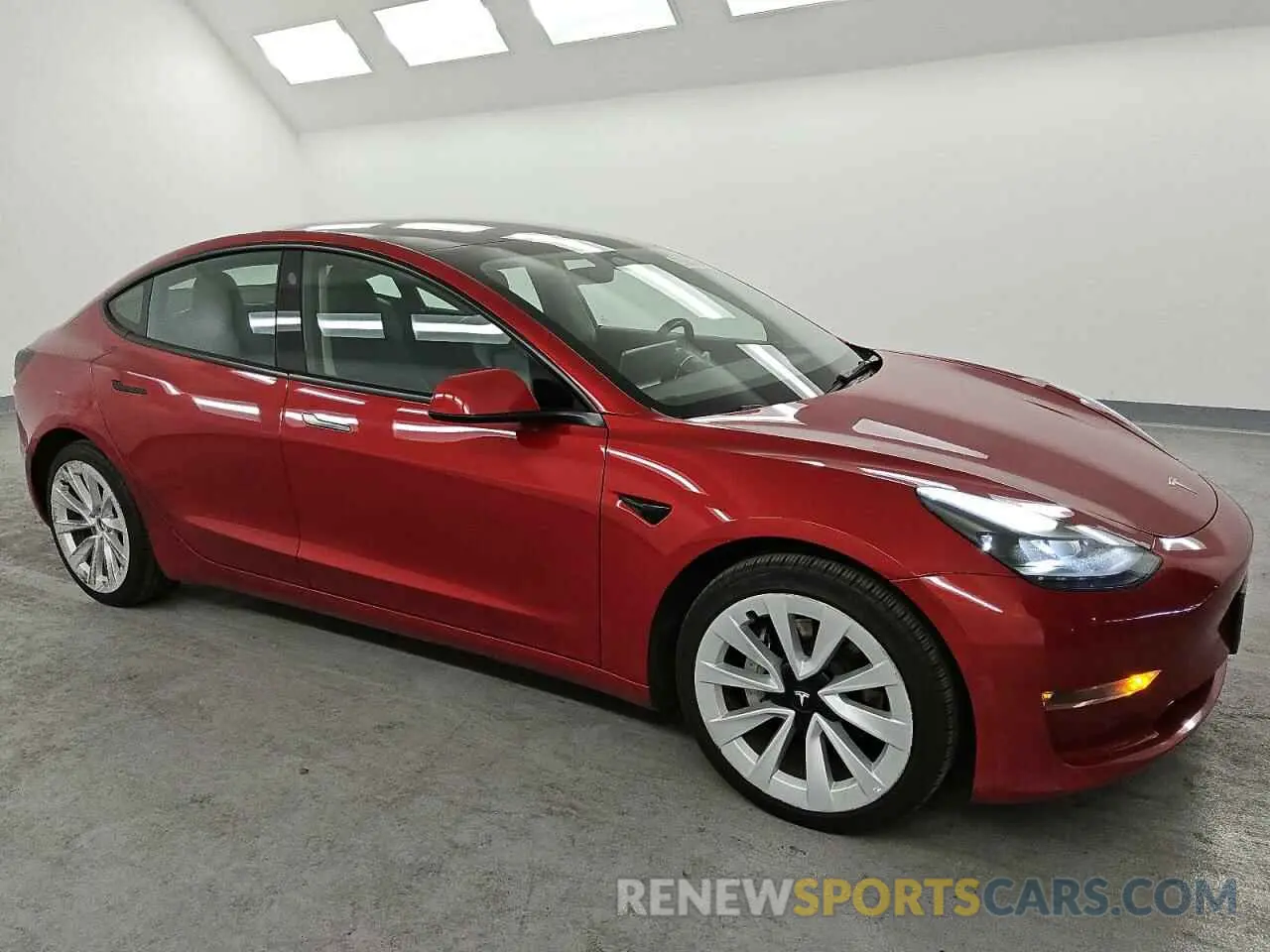4 fotografías del automóvil dañado 5YJ3E1EBXNF286379 TESLA MODEL 3 2022
