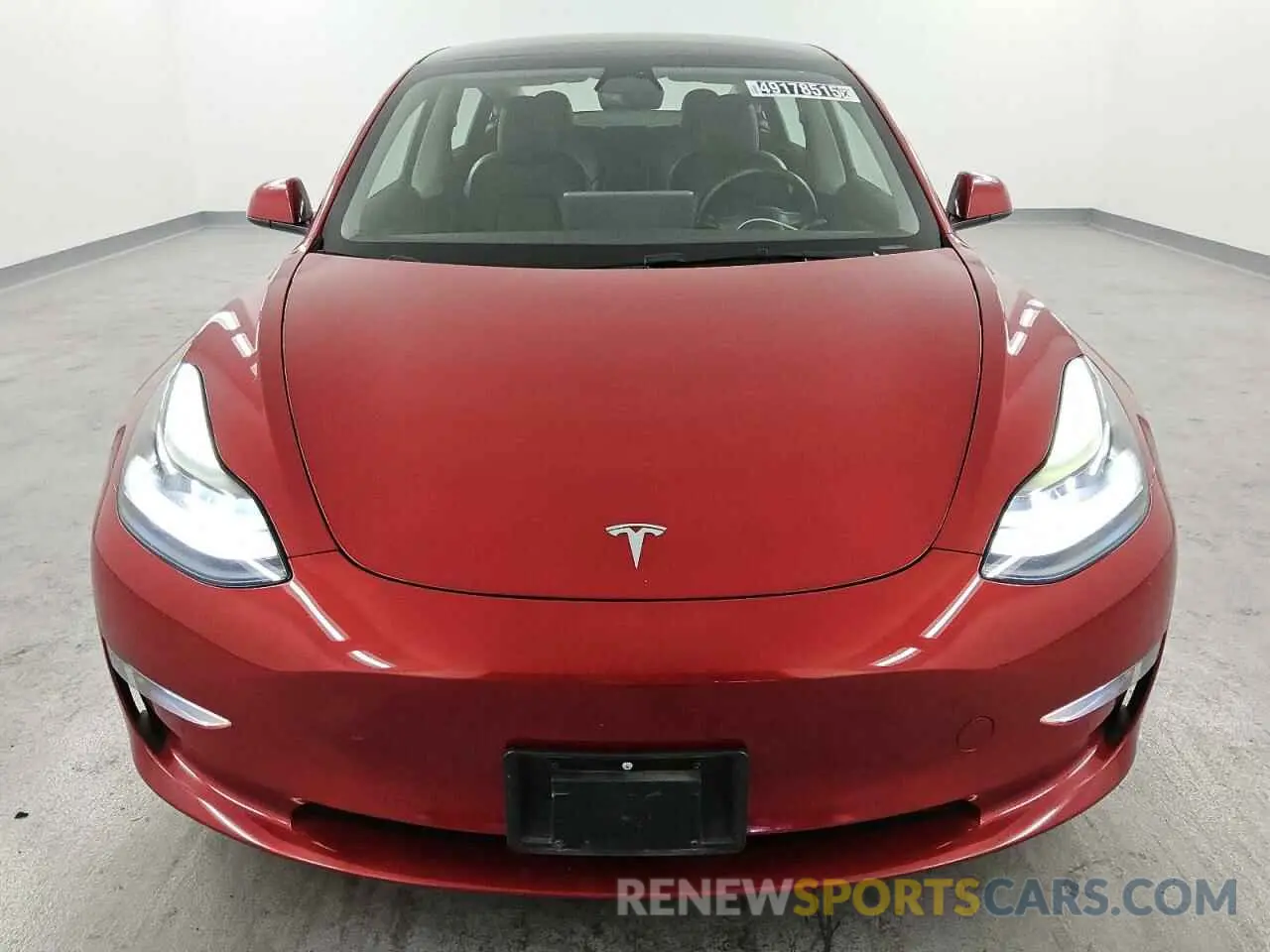 5 fotografías del automóvil dañado 5YJ3E1EBXNF286379 TESLA MODEL 3 2022