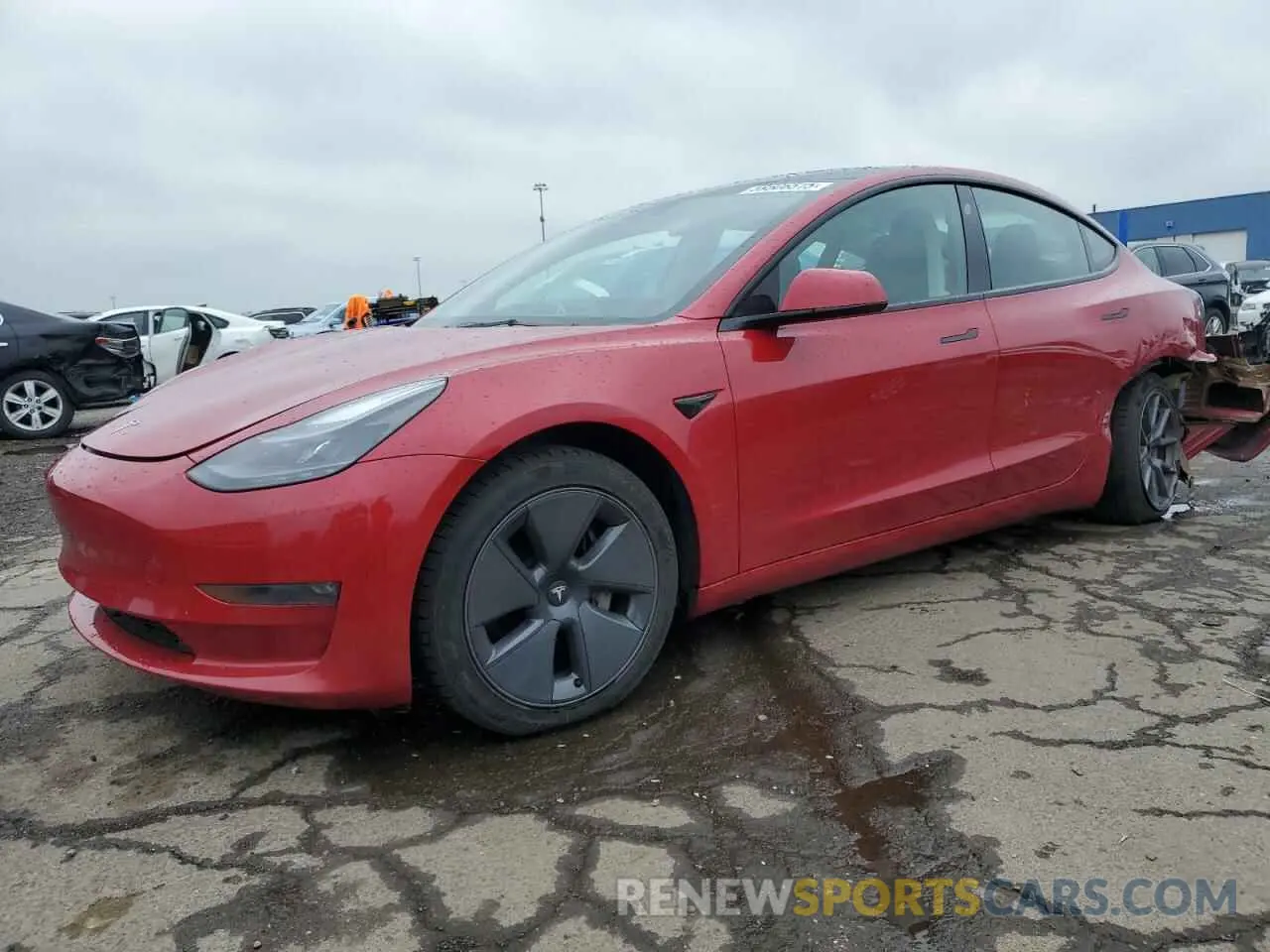 1 fotografías del automóvil dañado 5YJ3E1EBXNF289279 TESLA MODEL 3 2022