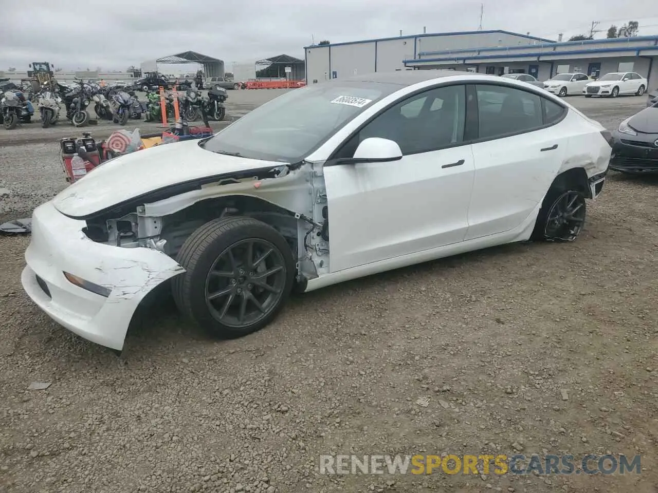 1 fotografías del automóvil dañado 5YJ3E1EBXNF298483 TESLA MODEL 3 2022