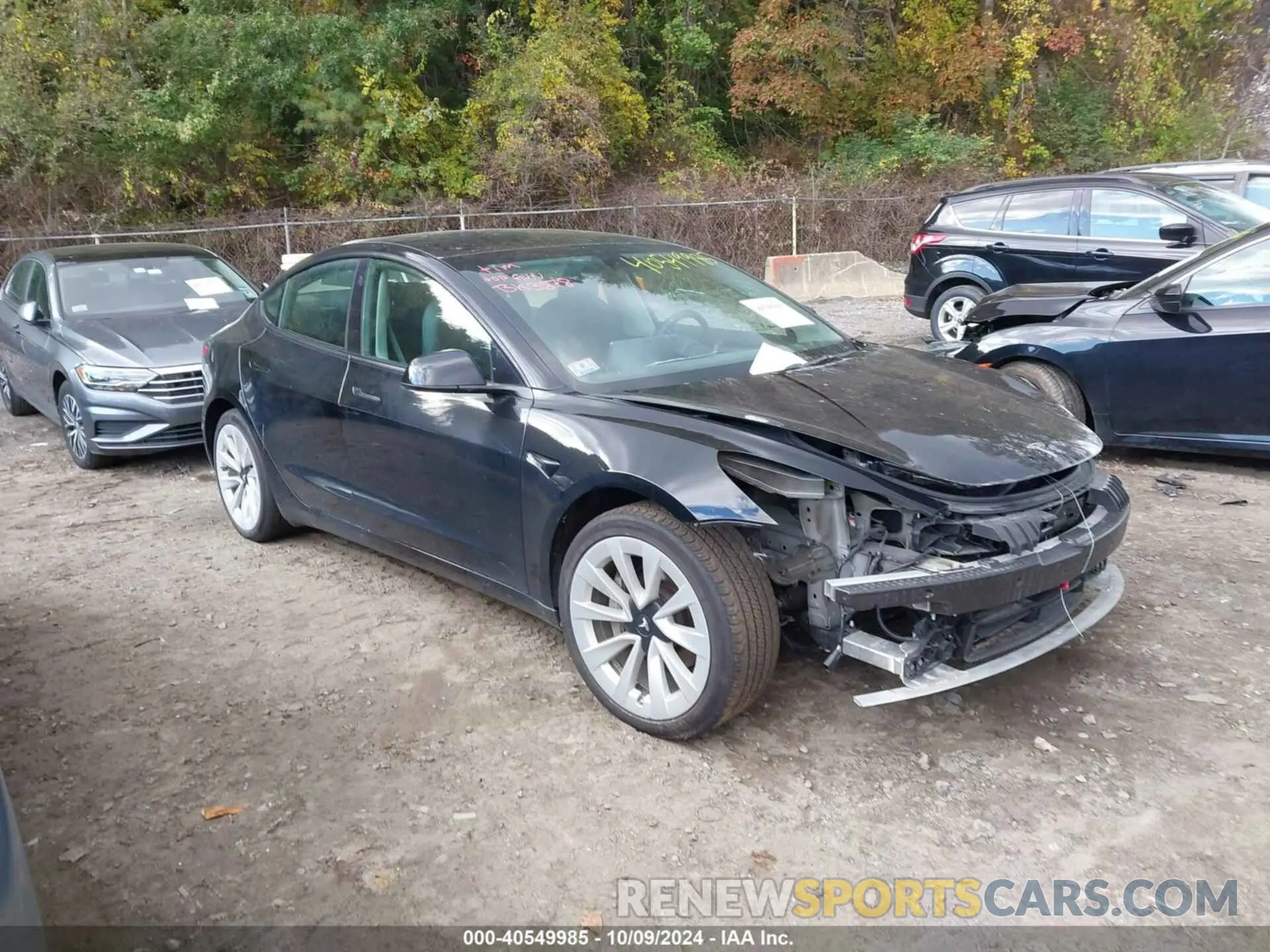 1 fotografías del automóvil dañado 5YJ3E1EBXNF304878 TESLA MODEL 3 2022