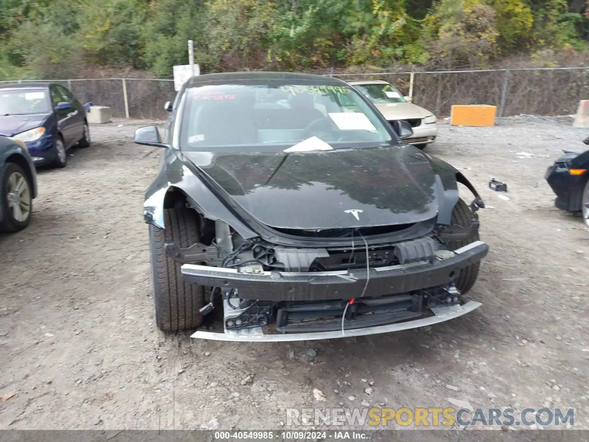 13 fotografías del automóvil dañado 5YJ3E1EBXNF304878 TESLA MODEL 3 2022