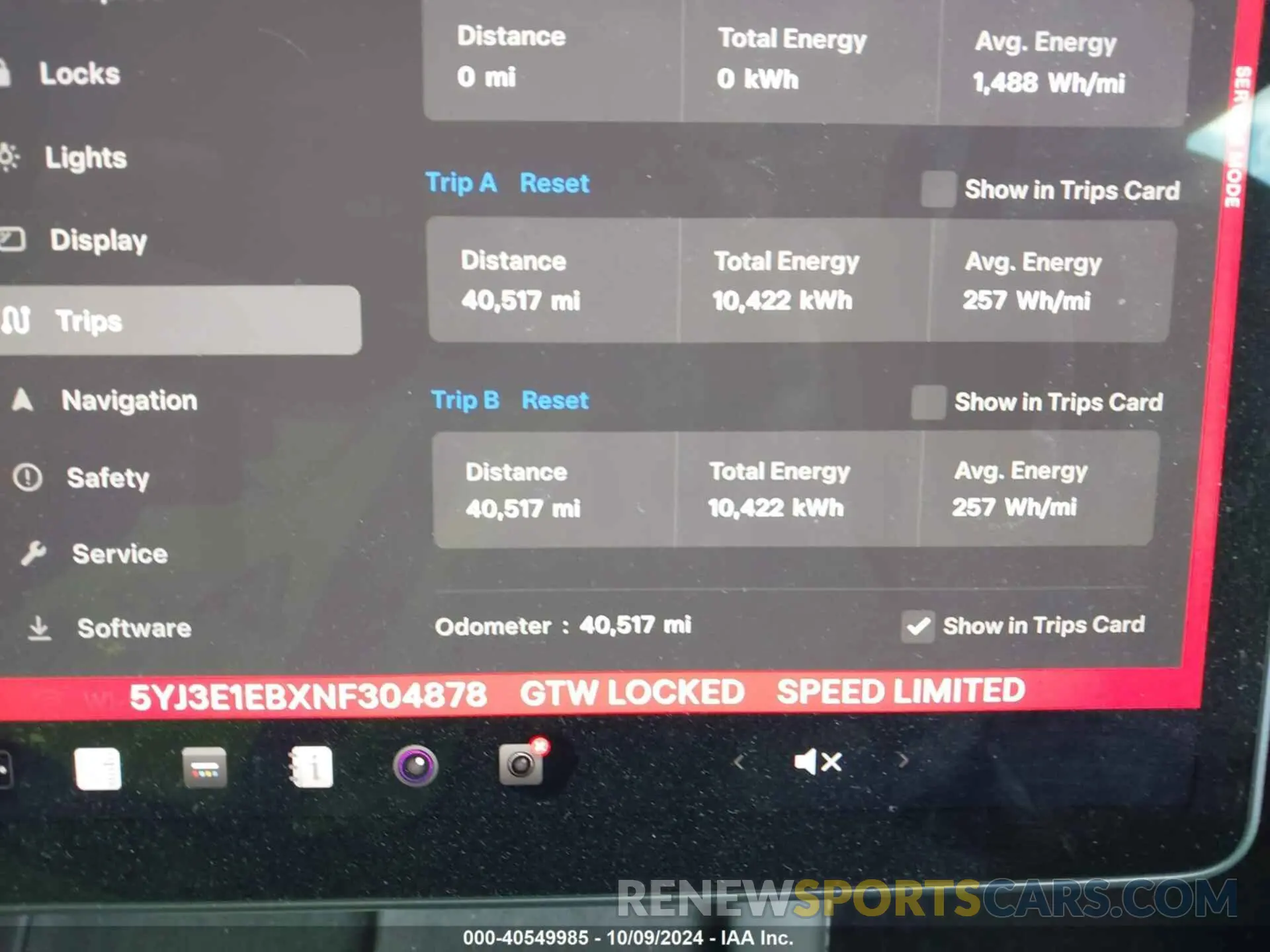 7 fotografías del automóvil dañado 5YJ3E1EBXNF304878 TESLA MODEL 3 2022