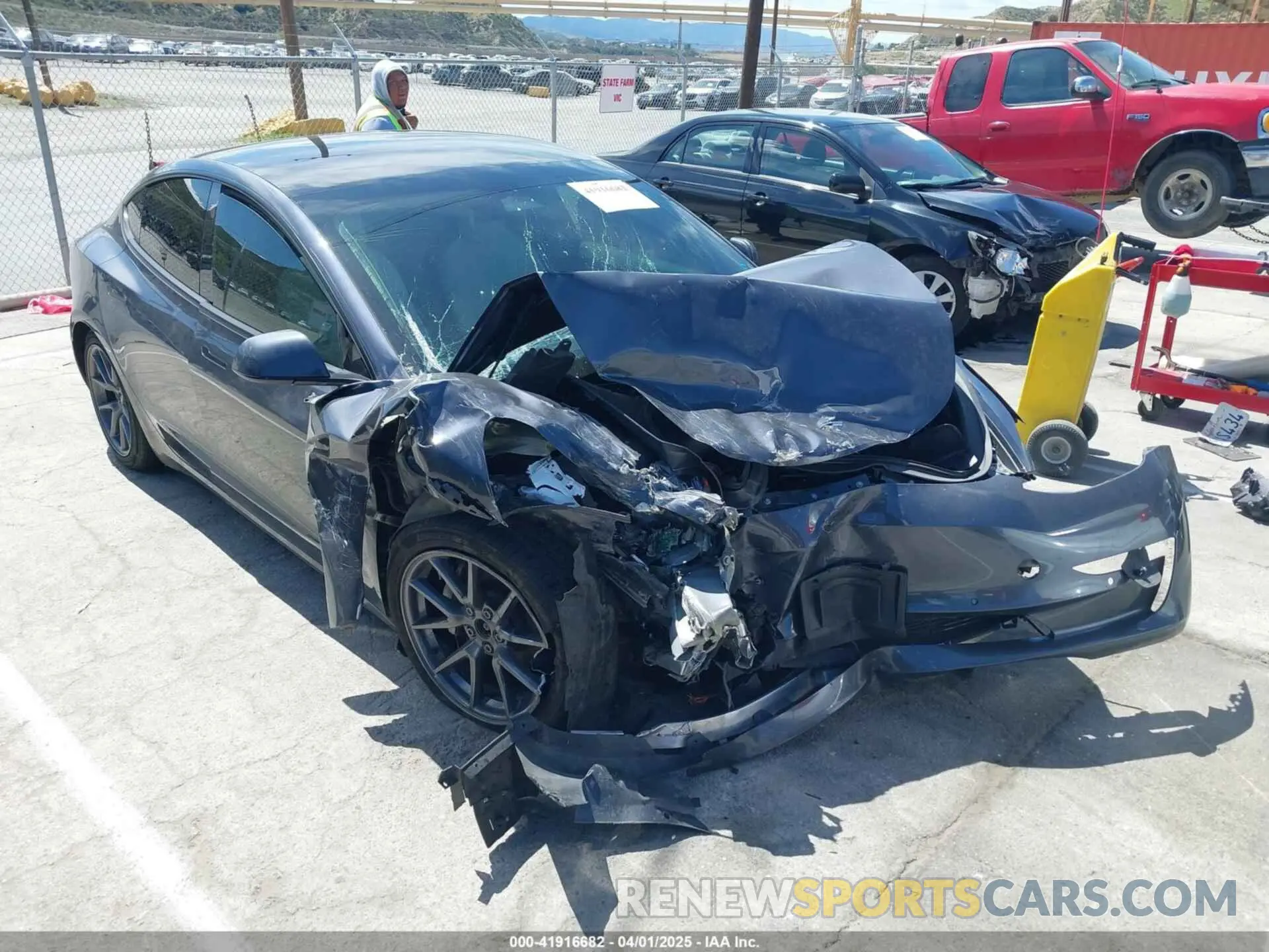 1 fotografías del automóvil dañado 5YJ3E1EBXNF311815 TESLA MODEL 3 2022