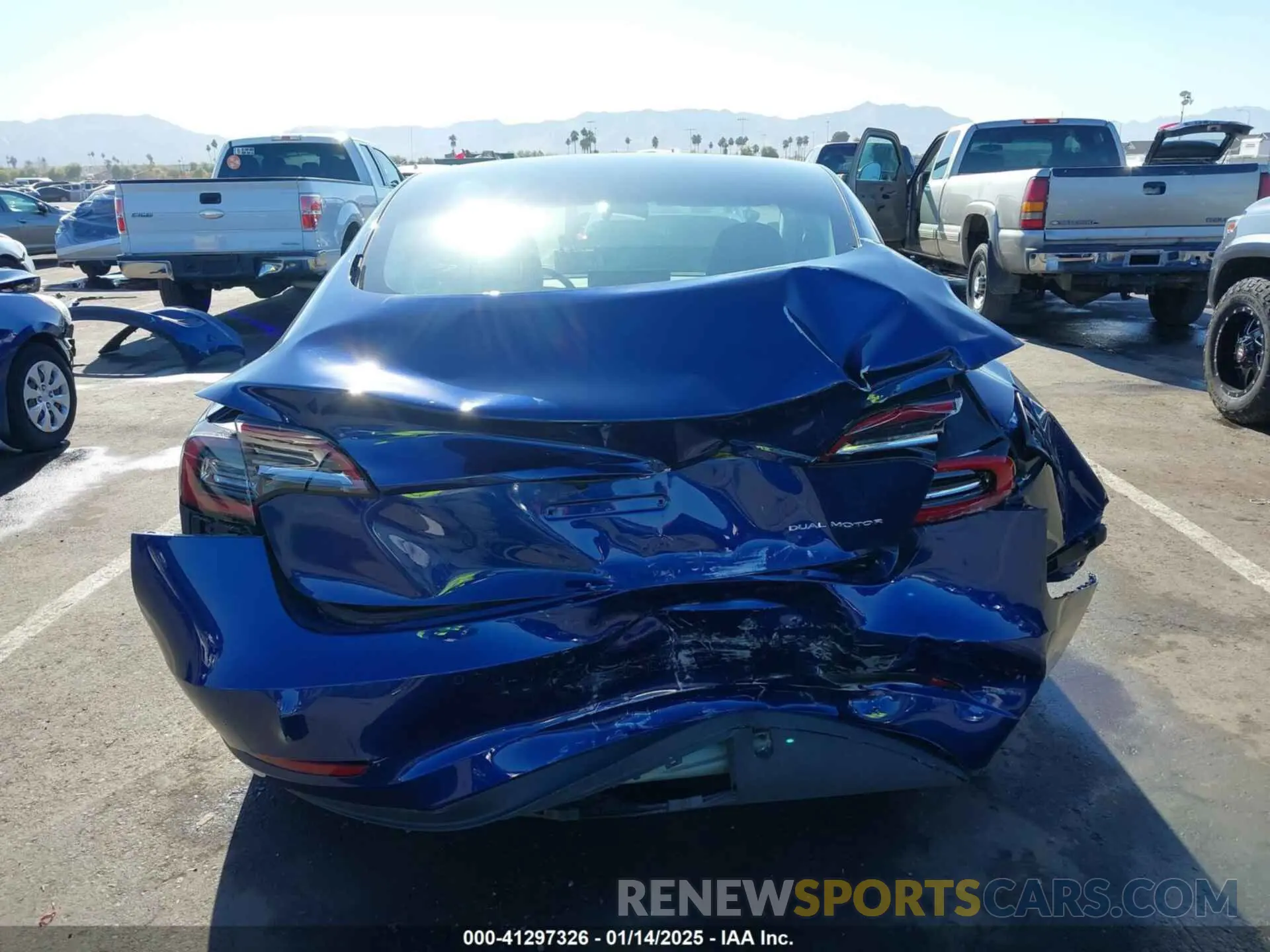 16 fotografías del automóvil dañado 5YJ3E1EBXNF317114 TESLA MODEL 3 2022