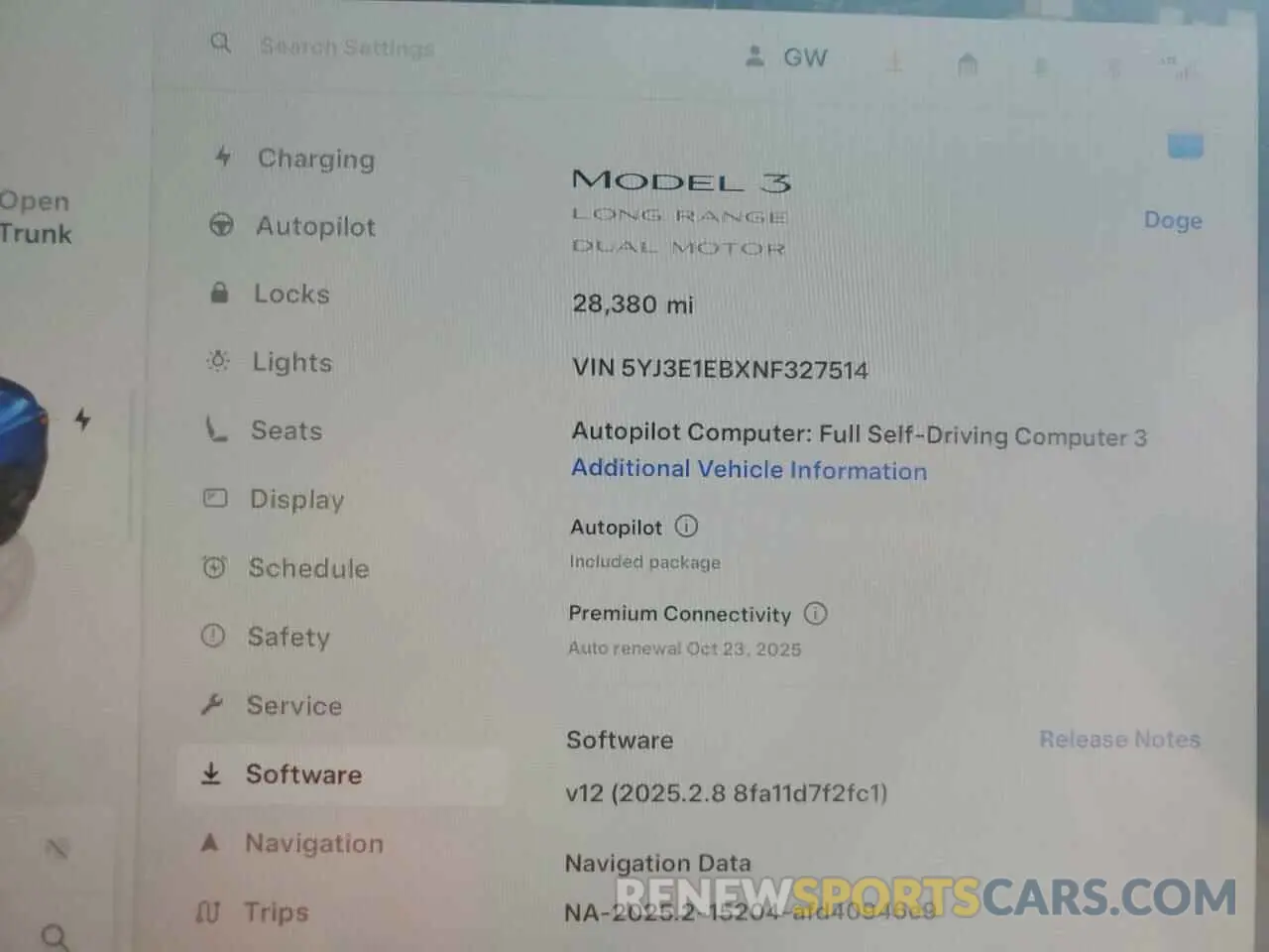 9 fotografías del automóvil dañado 5YJ3E1EBXNF327514 TESLA MODEL 3 2022