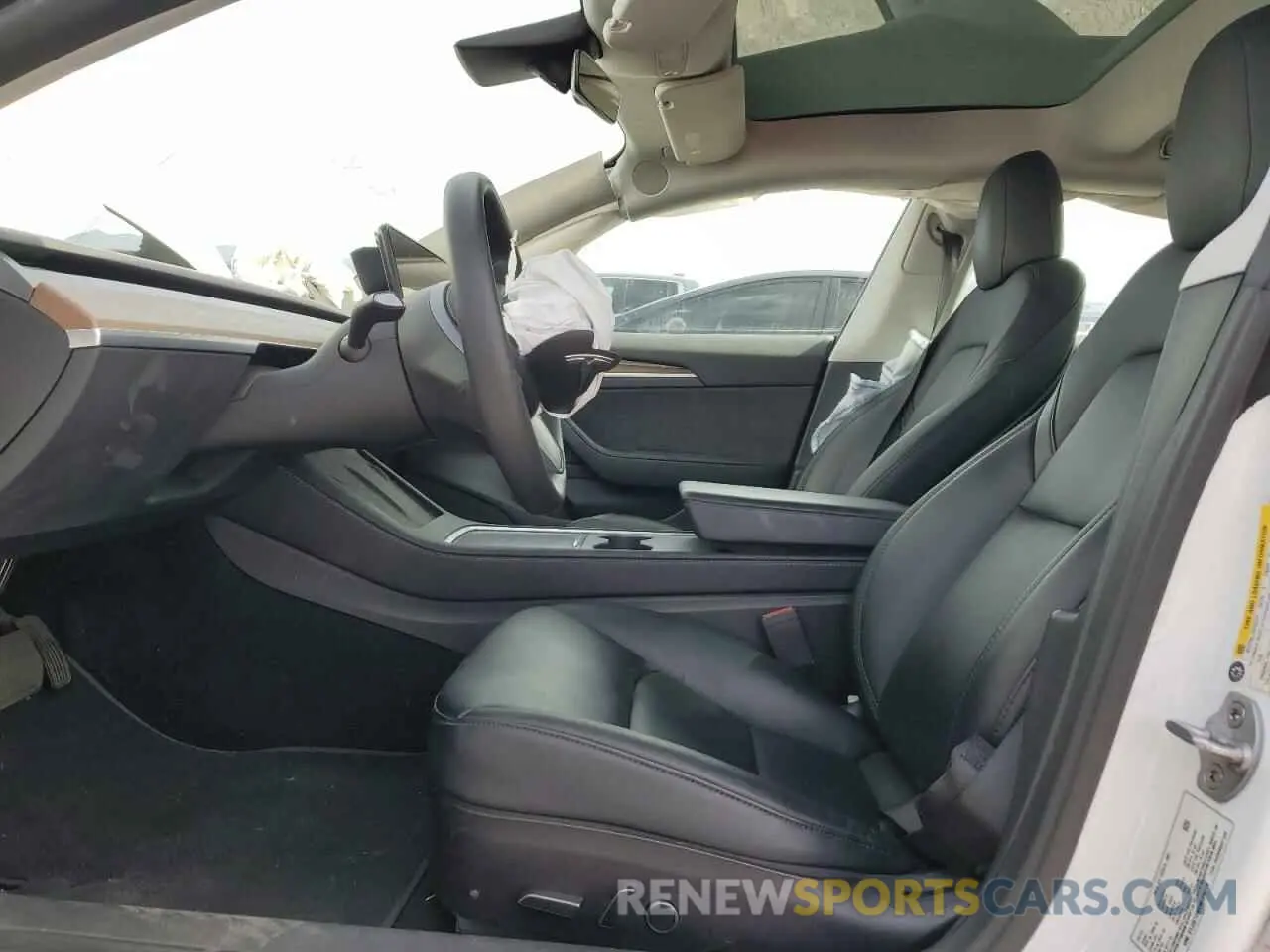 7 fotografías del automóvil dañado 5YJ3E1EBXNF330719 TESLA MODEL 3 2022