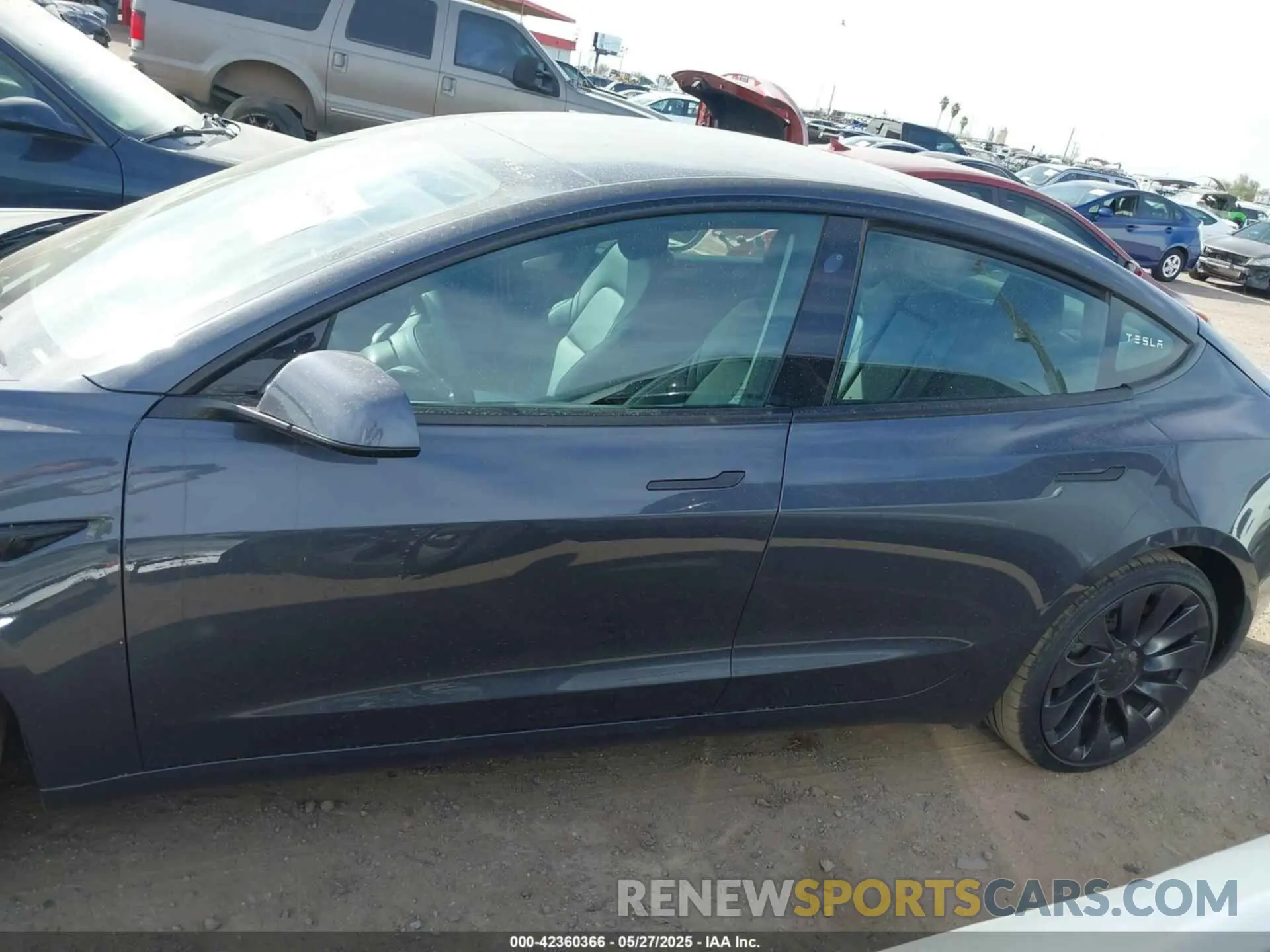 13 fotografías del automóvil dañado 5YJ3E1EC0NF165739 TESLA MODEL 3 2022