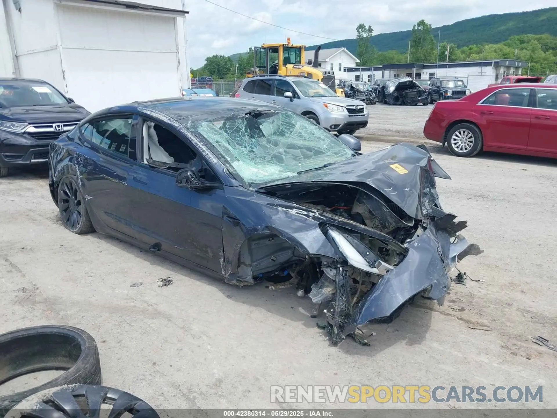 1 fotografías del automóvil dañado 5YJ3E1EC0NF174232 TESLA MODEL 3 2022