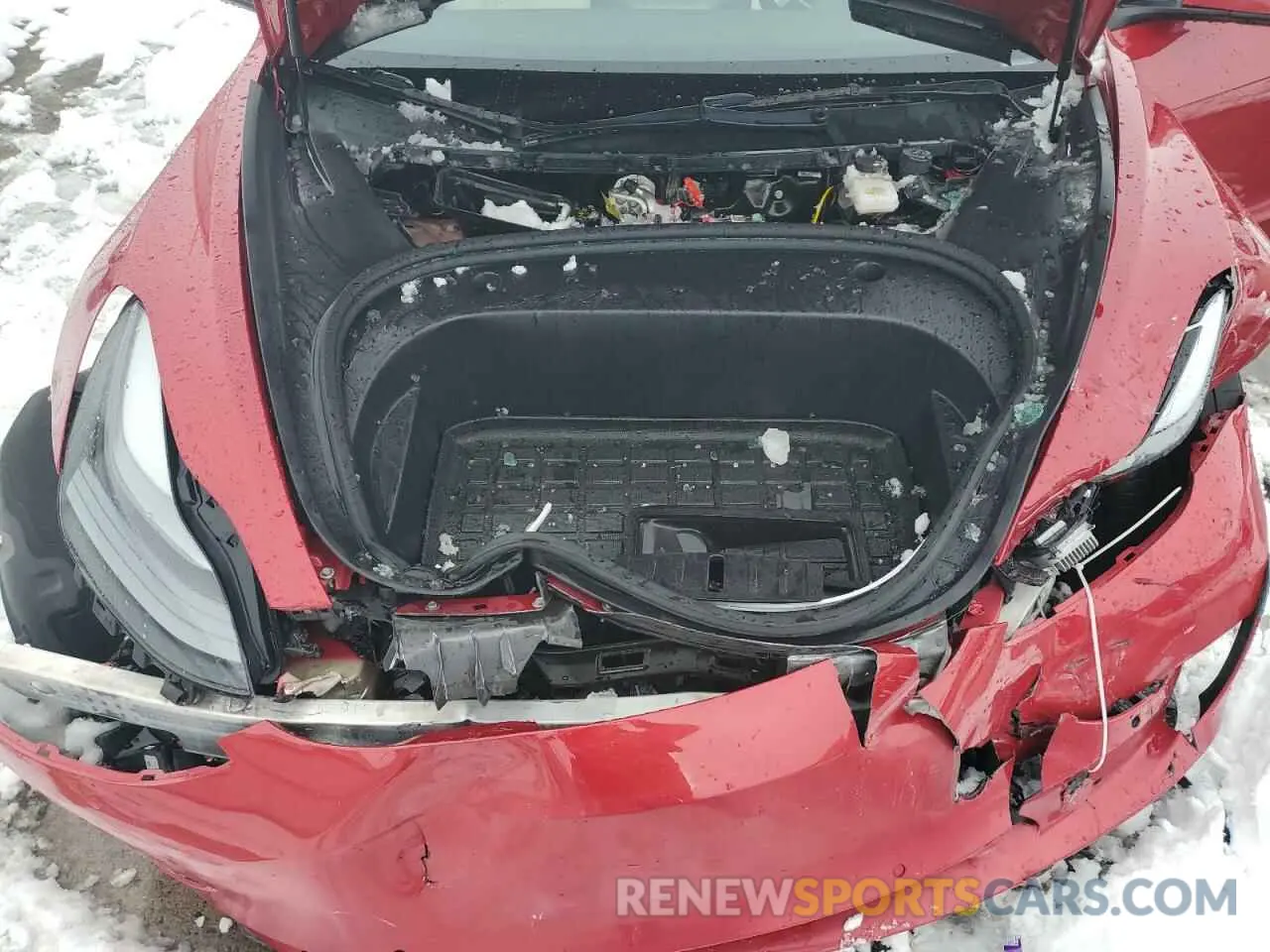 11 fotografías del automóvil dañado 5YJ3E1EC0NF296315 TESLA MODEL 3 2022